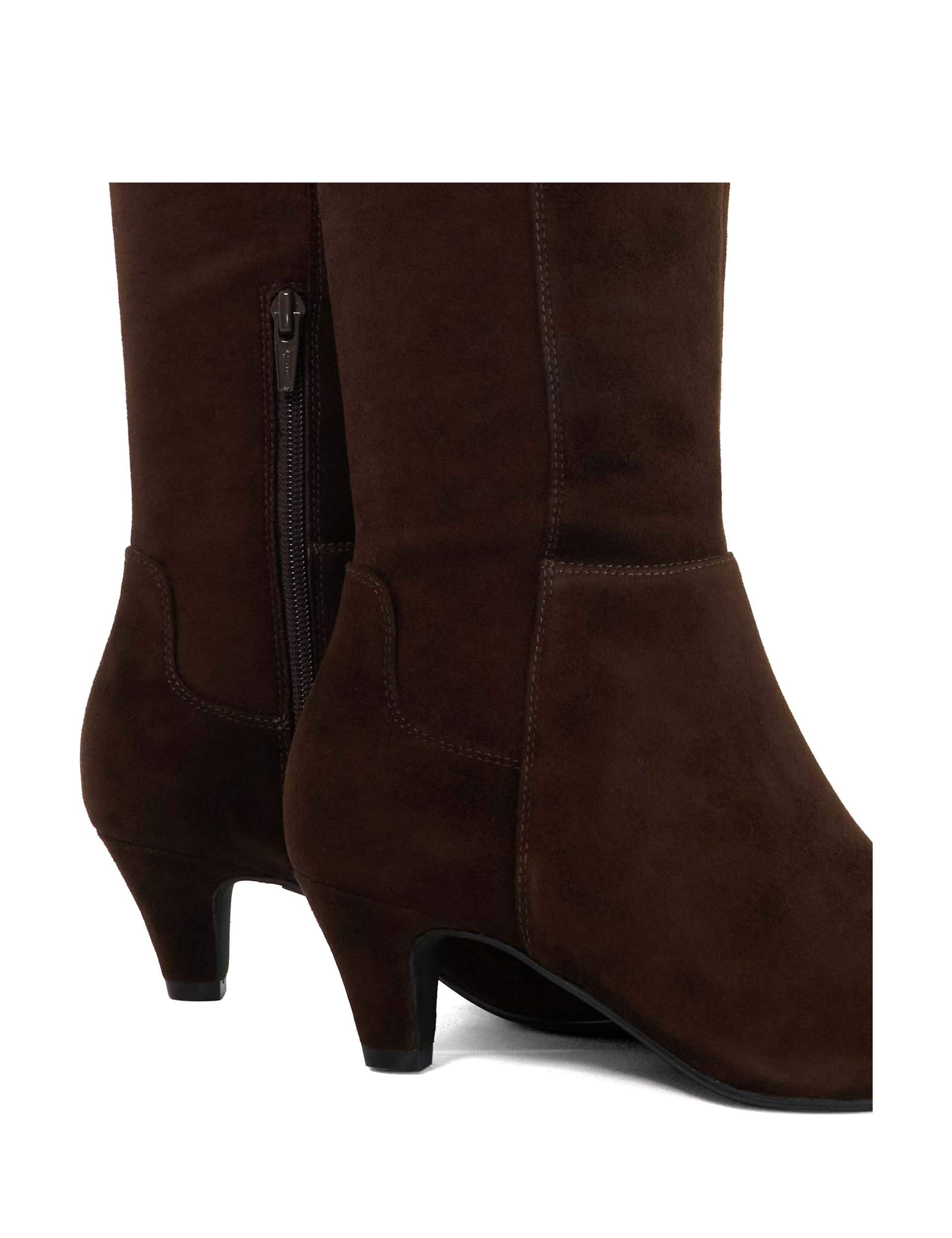 Sera Suede Pointed Toe Knee High Boots 4 of 5