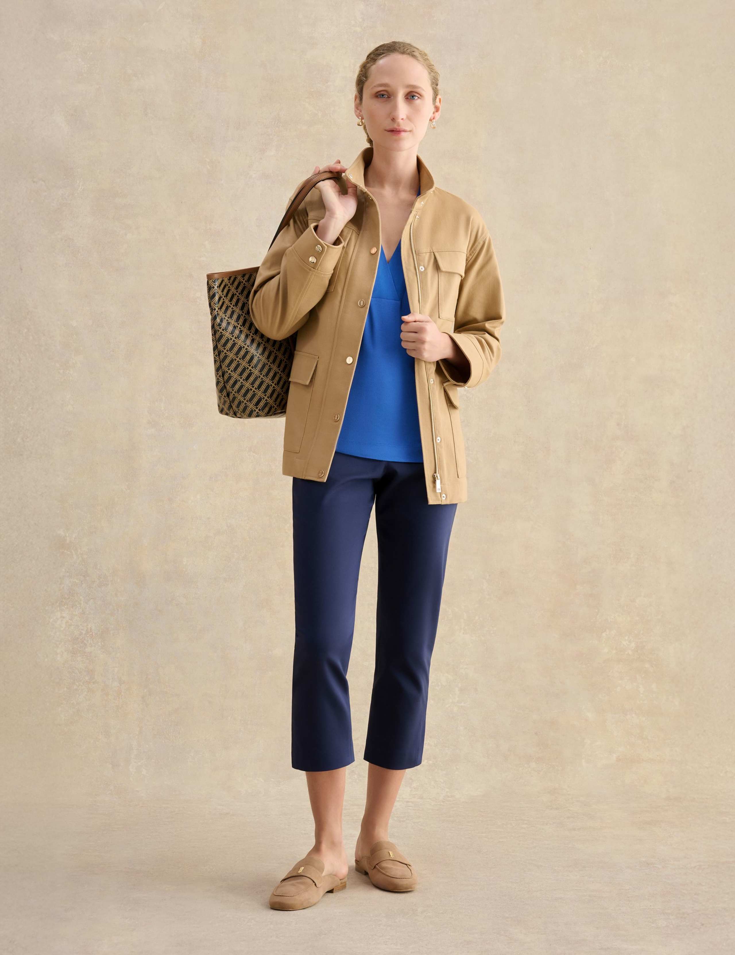 V-Neck Cap Sleeve Top 4 of 5