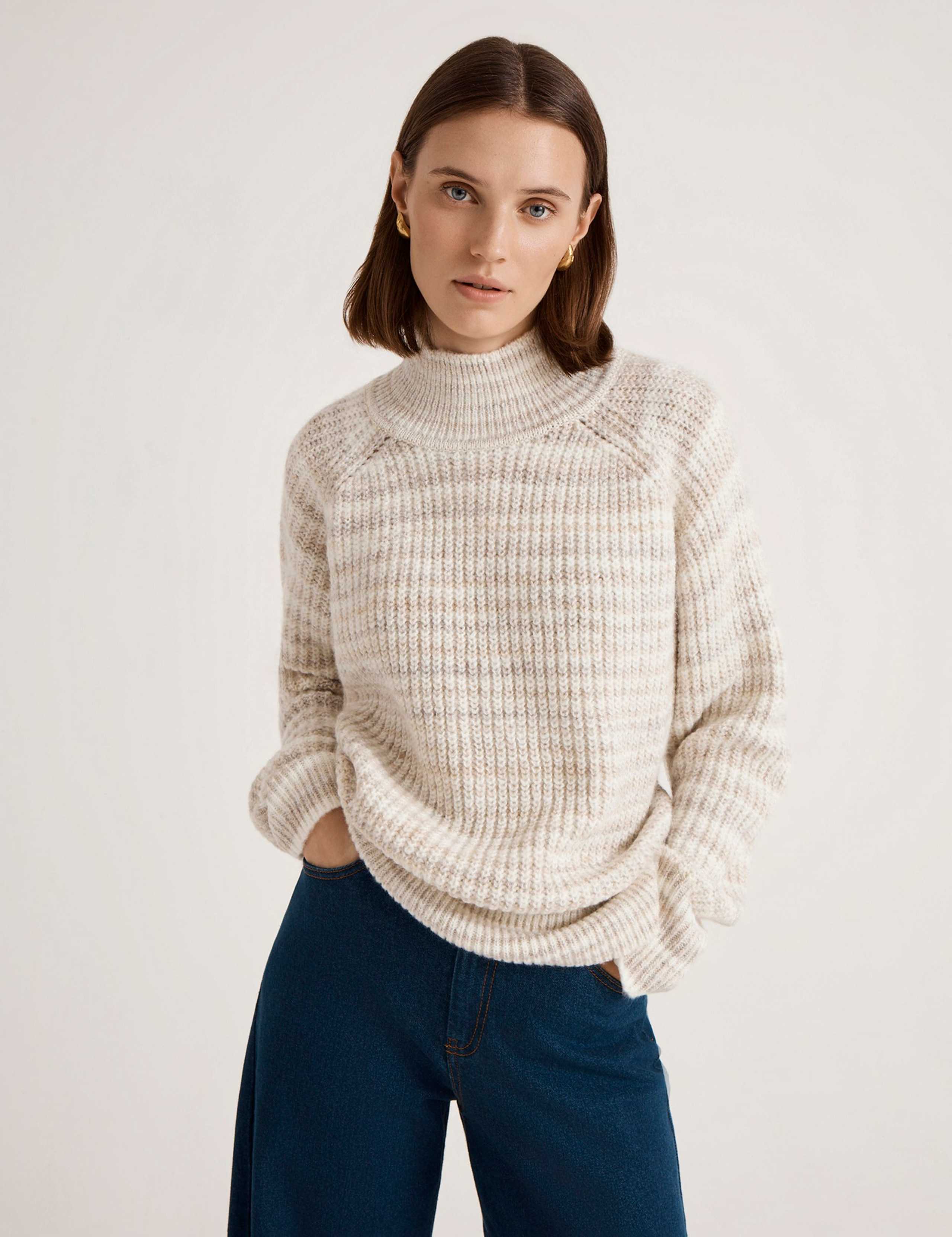 Striped High Neck Jumper 2 of 4