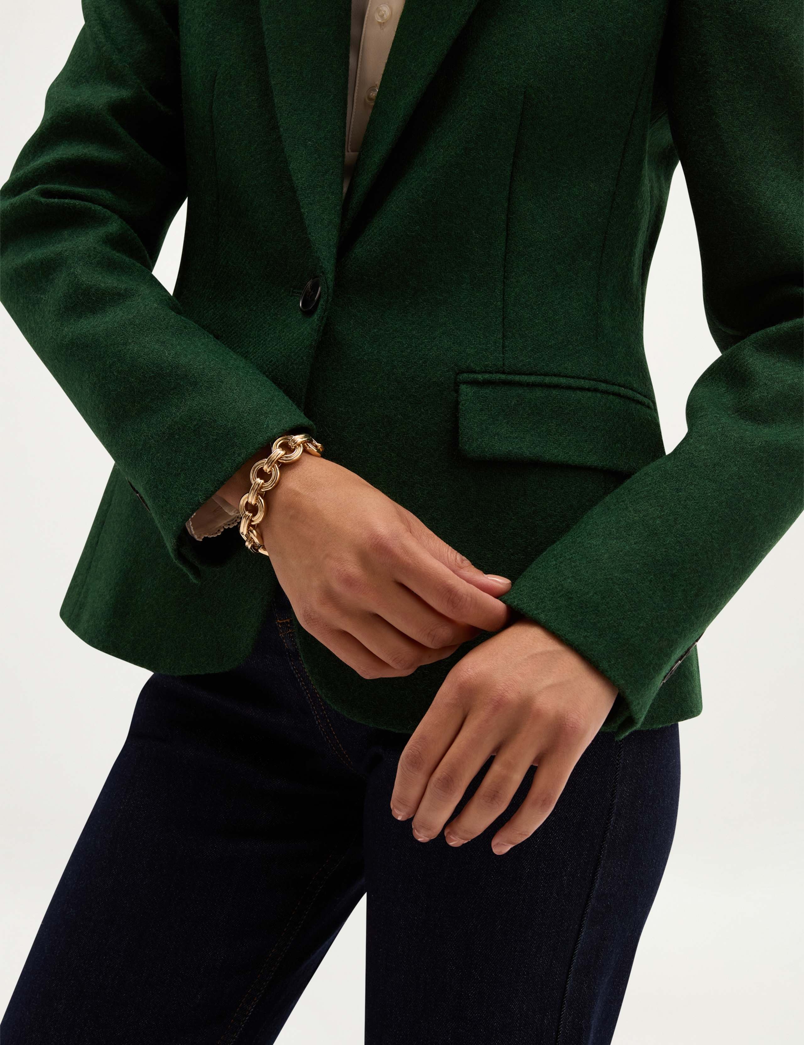 Pure Wool Single Breasted Blazer 2 of 7