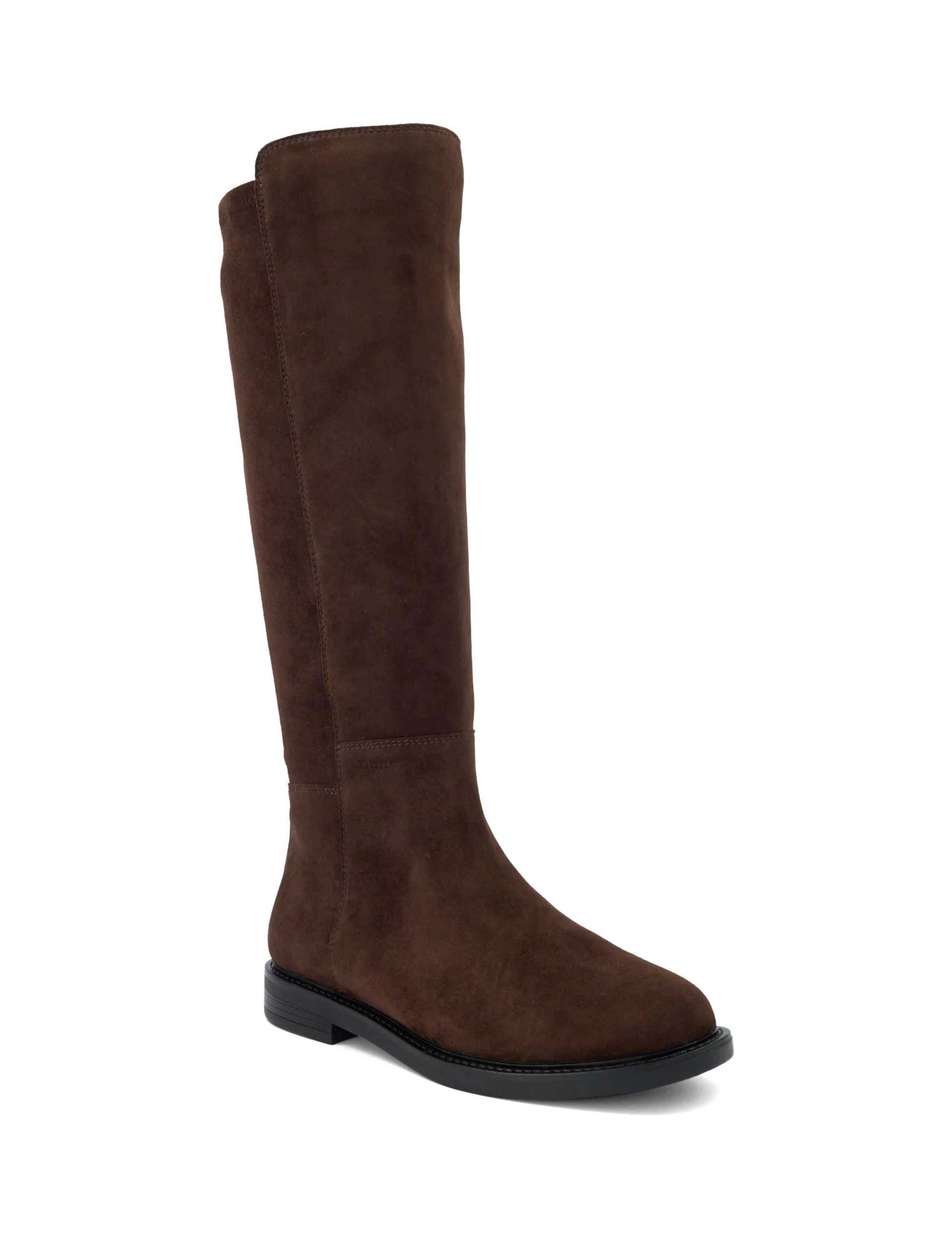 Tallo Suede Round Toe Knee High Boots 2 of 5