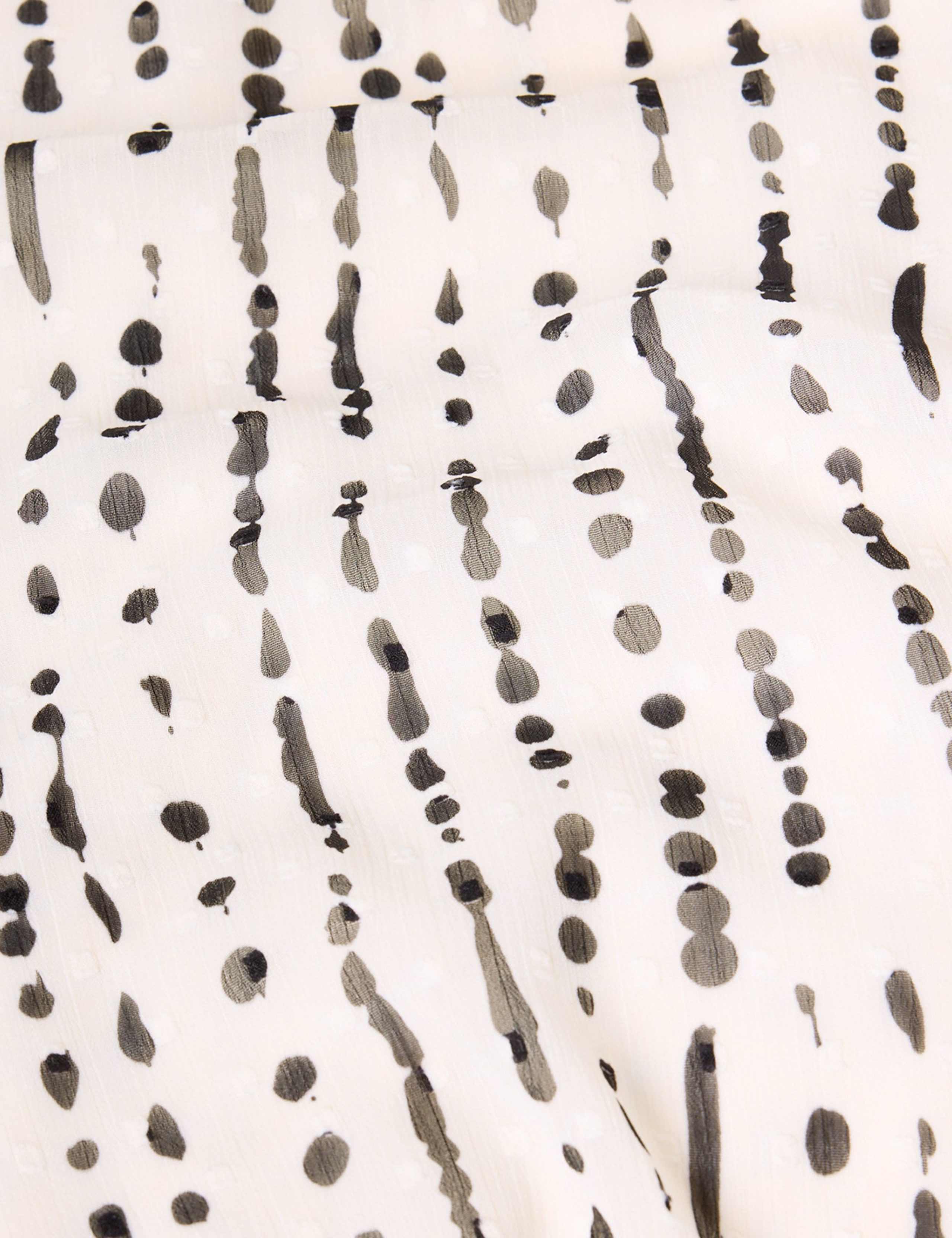 Printed V-Neck Maxi Skater Dress 4 of 5