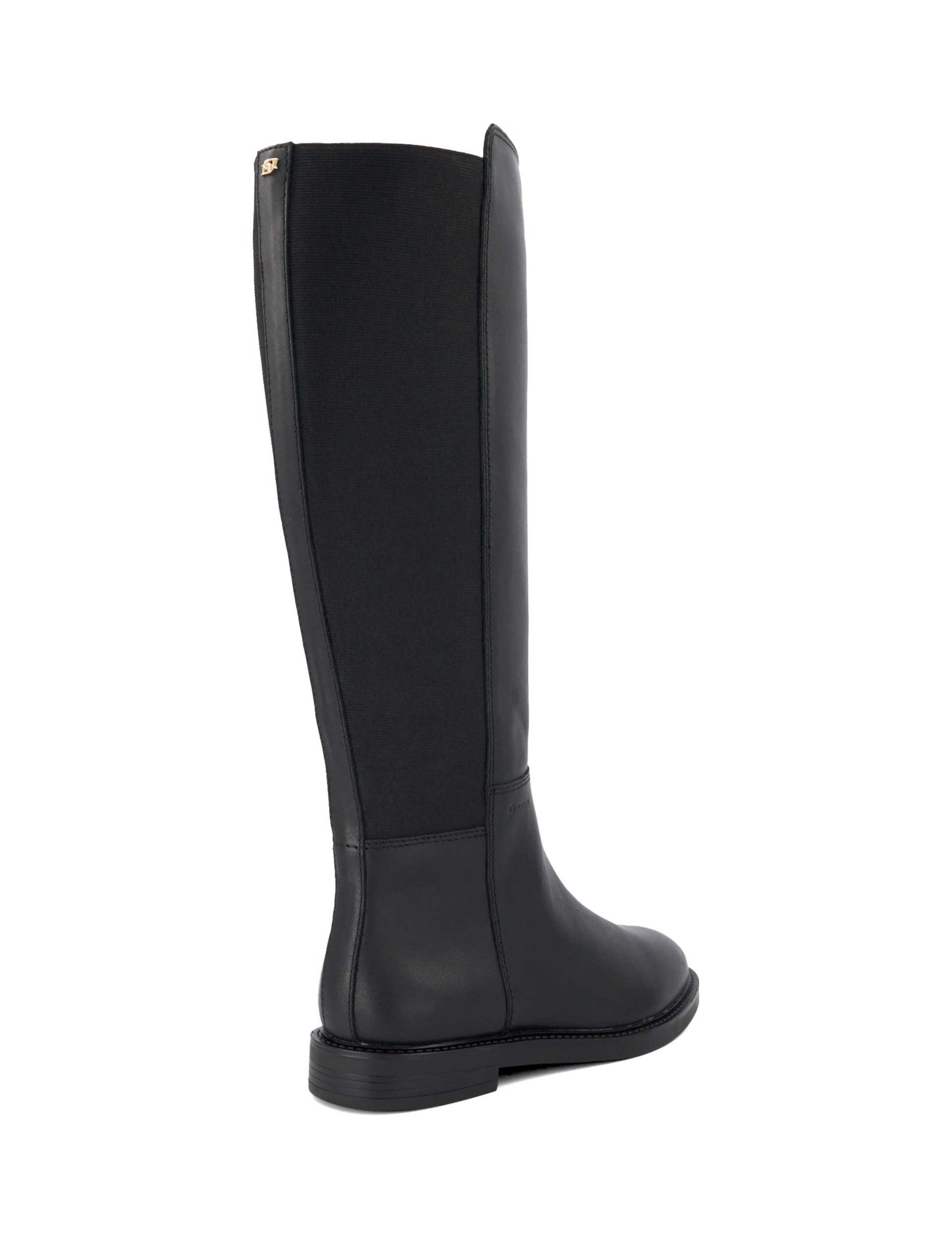 Tallo Leather Round Toe Knee High Boots 5 of 5