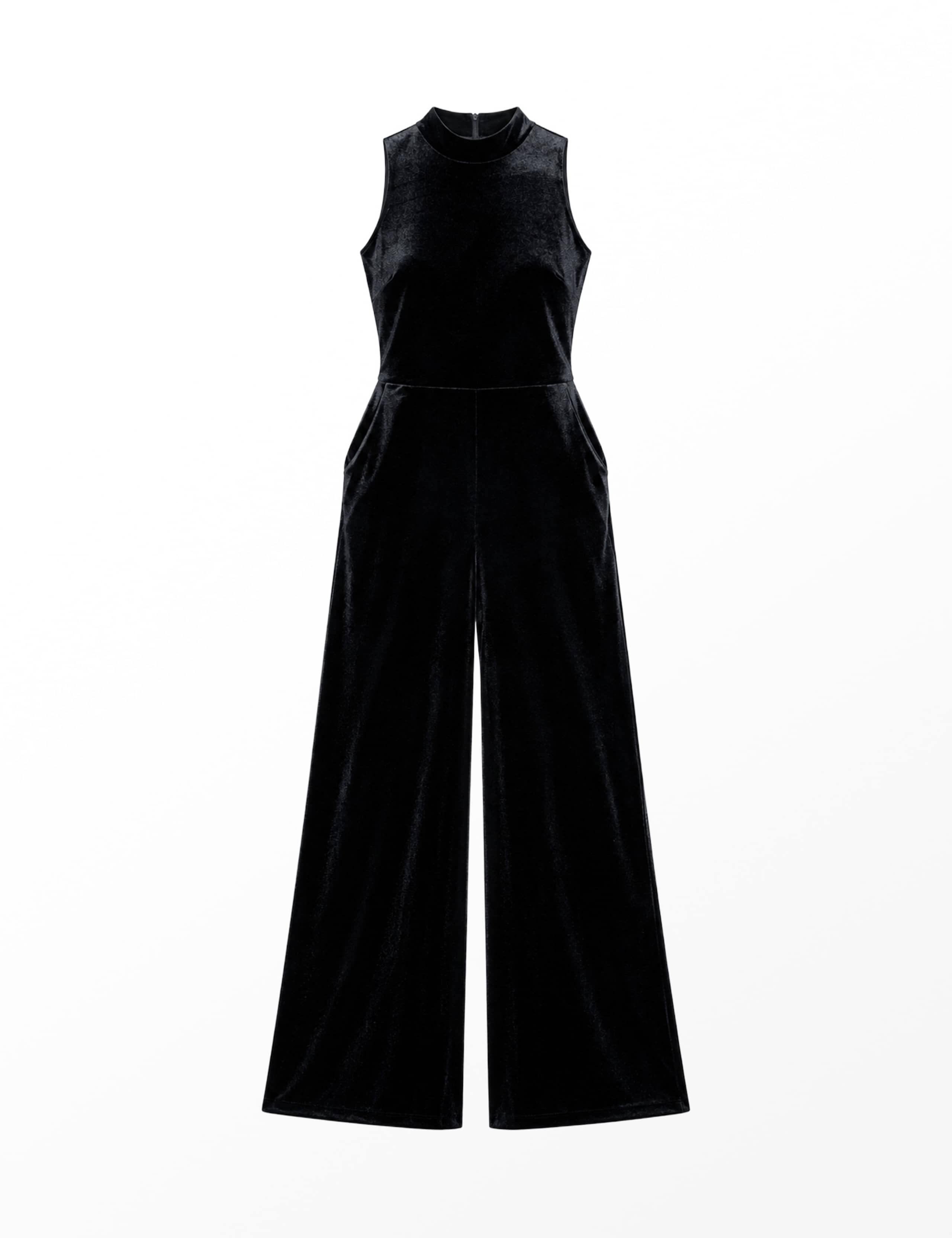 Velvet High Neck Jumpsuit 2 of 6