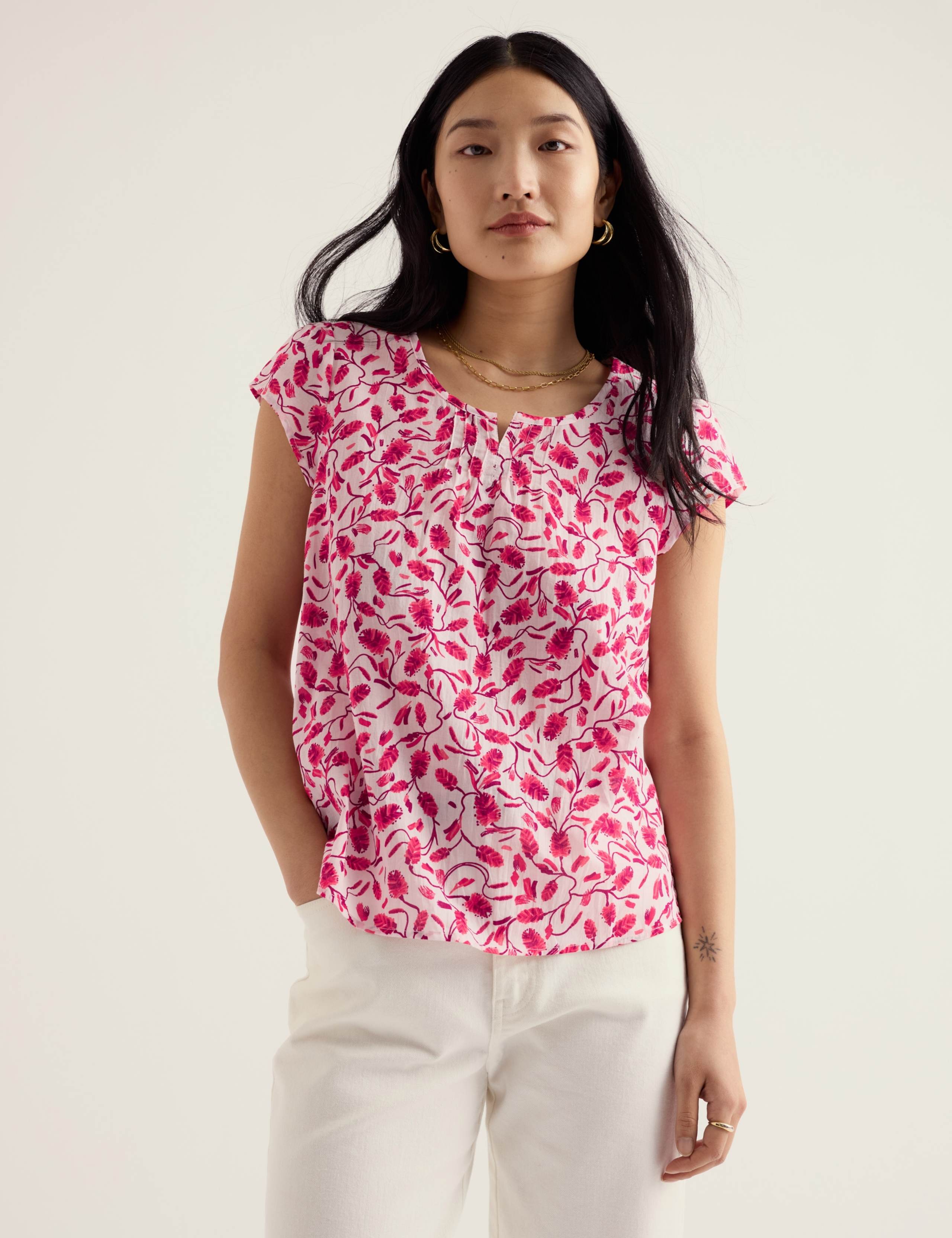 Pure Cotton Printed Top 1 of 5
