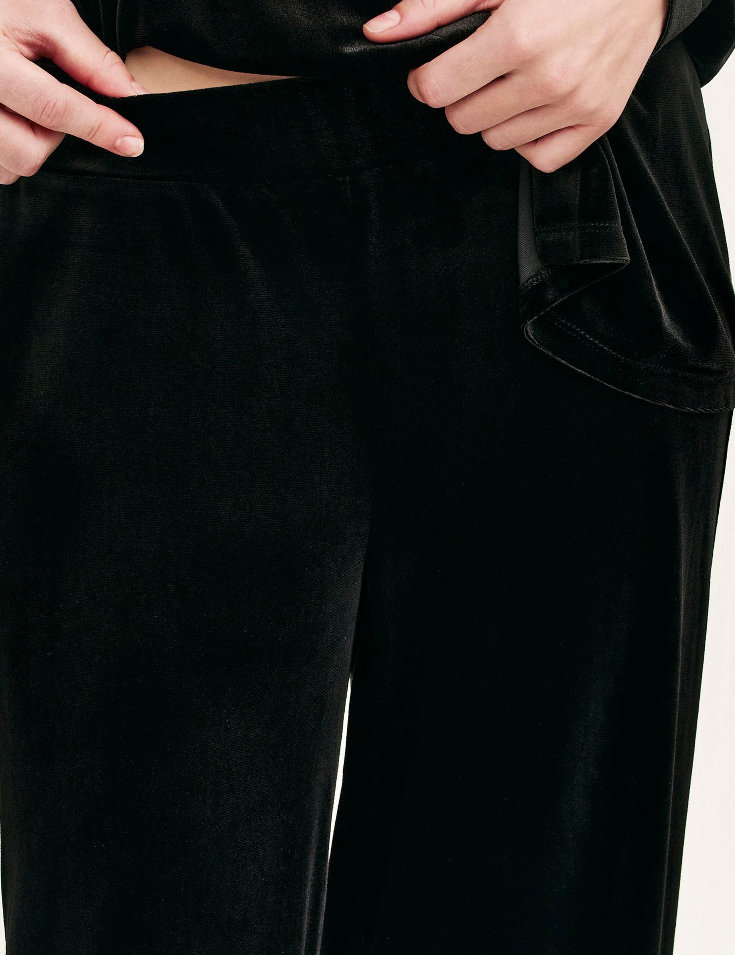 Velvet Wide Leg Trousers 4 of 4