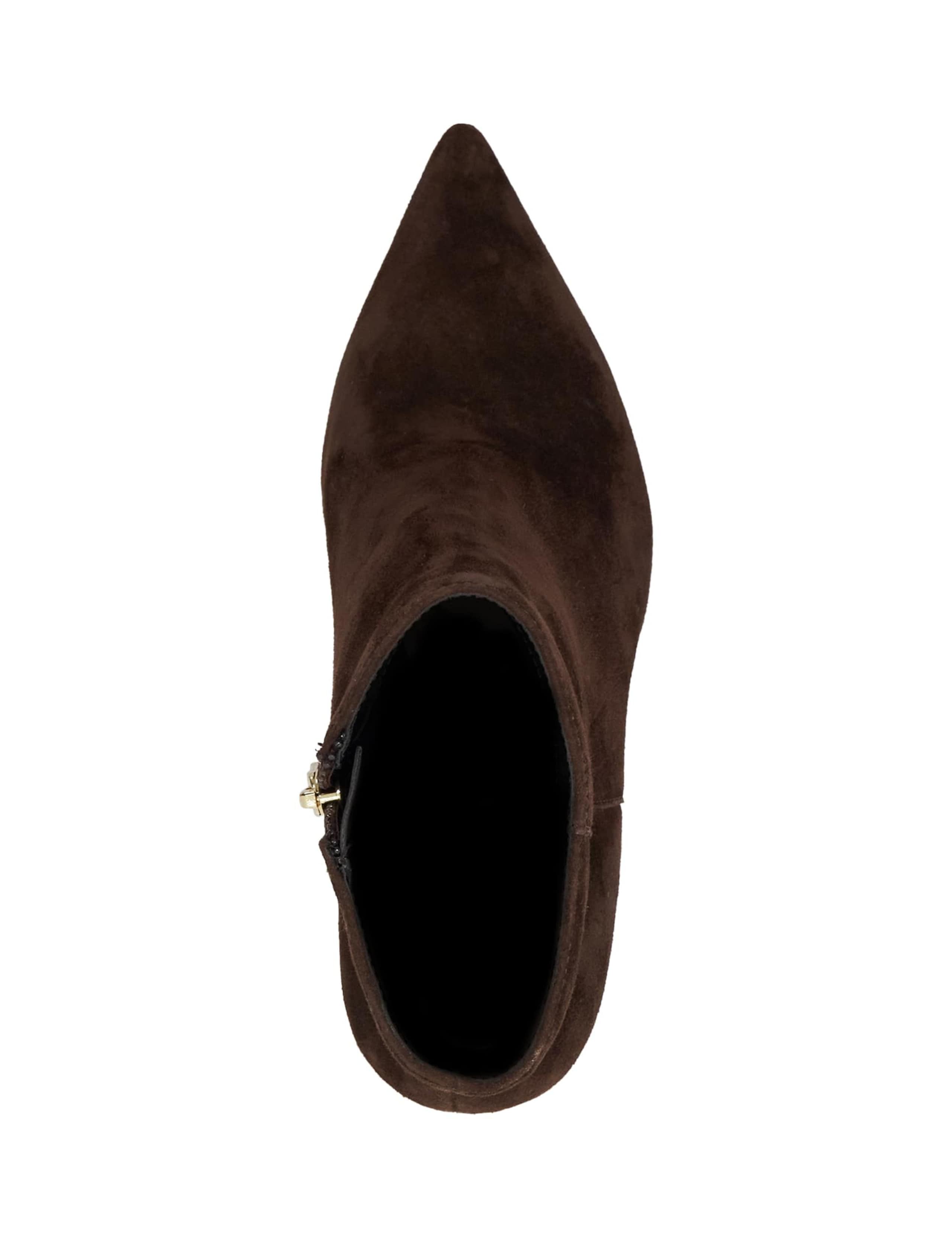 Suede Stiletto Heel Pointed Ankle Boots 2 of 5
