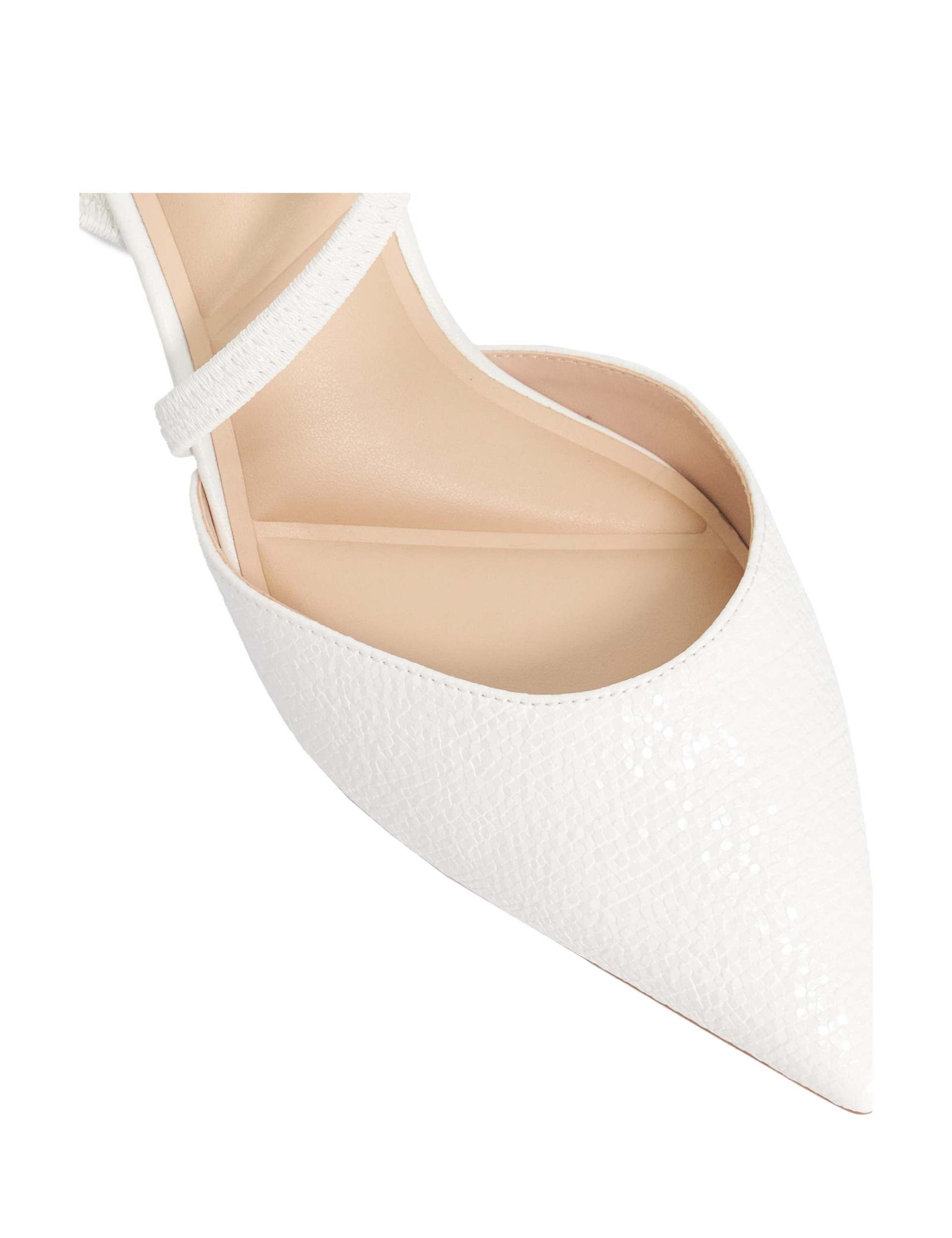 Glitter Stiletto Heel Court Shoes 5 of 6