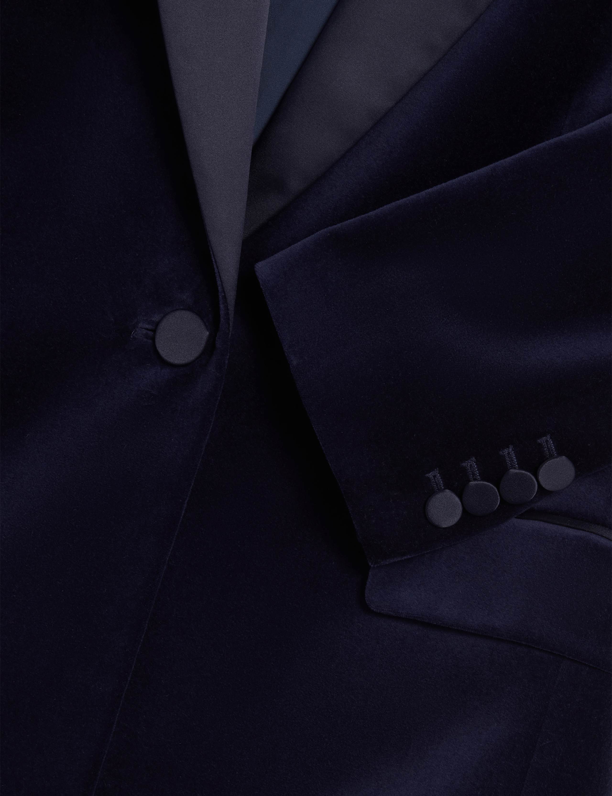 Velvet Peak Lapel Tailored Jacket 7 of 7