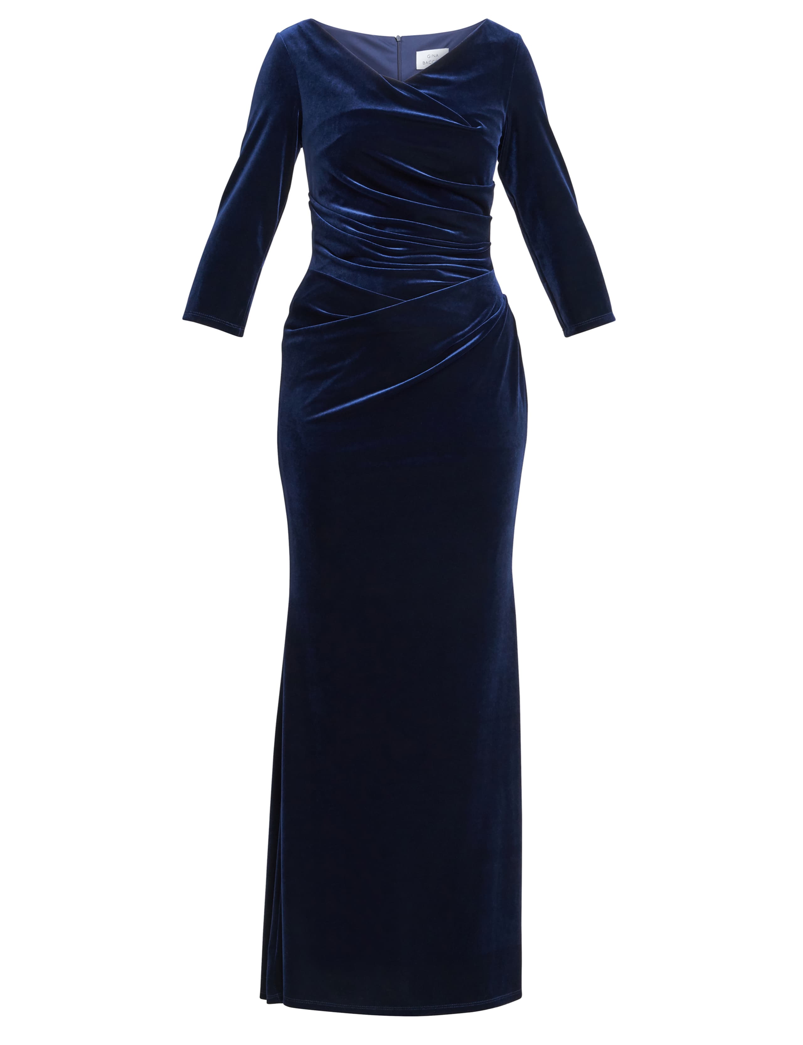 【海外限定】GinaBacconi ドレス☆Black Selena Velvet Maxi Dre Selena Velvet Maxi Dress – Gina Bacconi