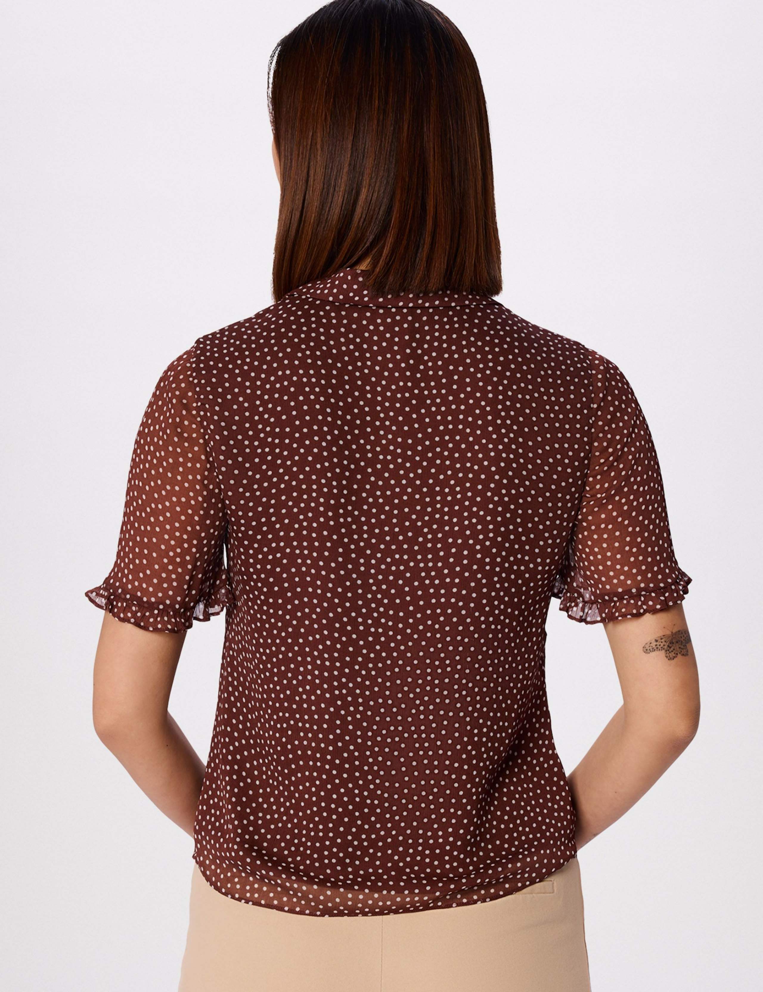 Polka Dot Collared Shirt 4 of 6