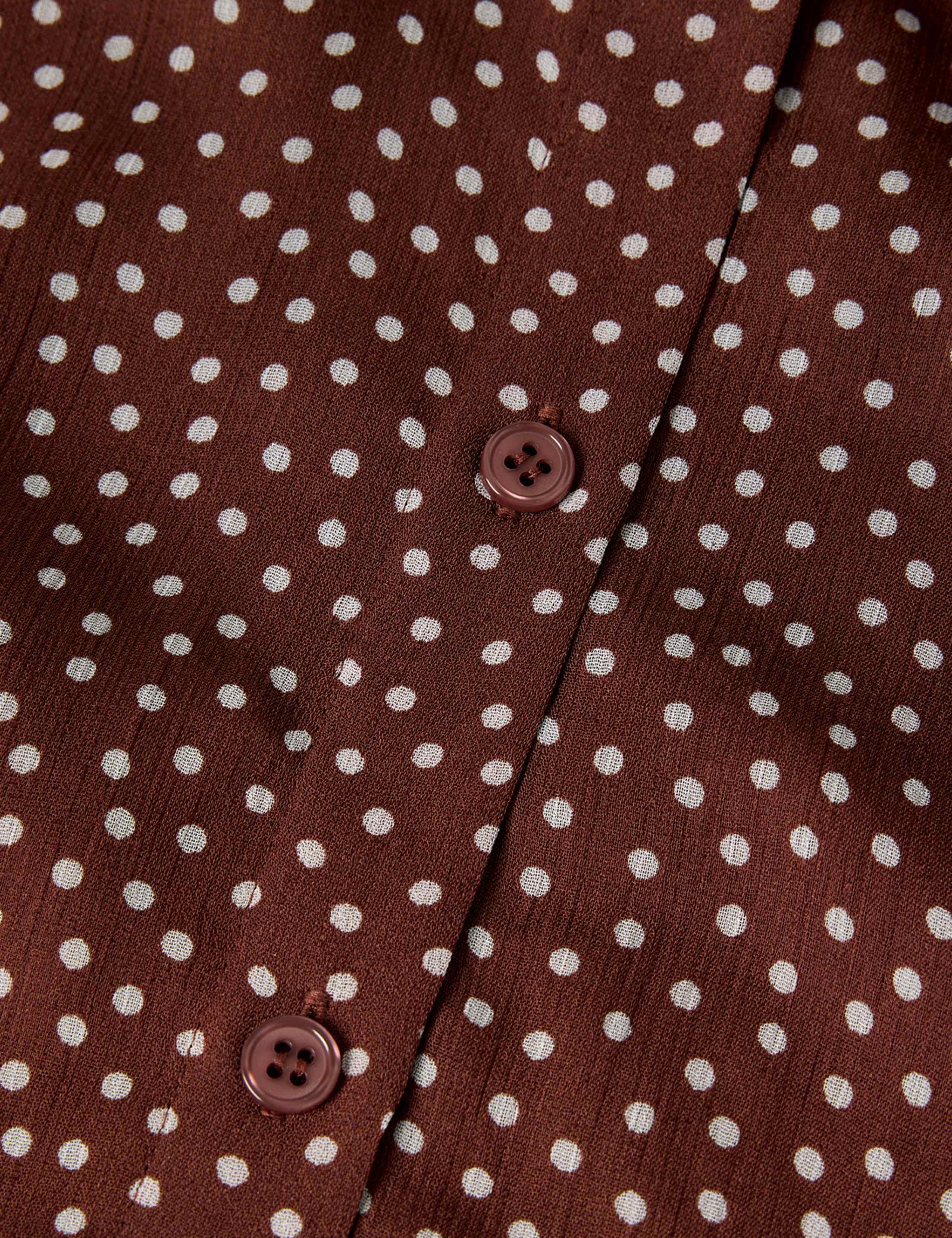 Polka Dot Collared Shirt 6 of 6