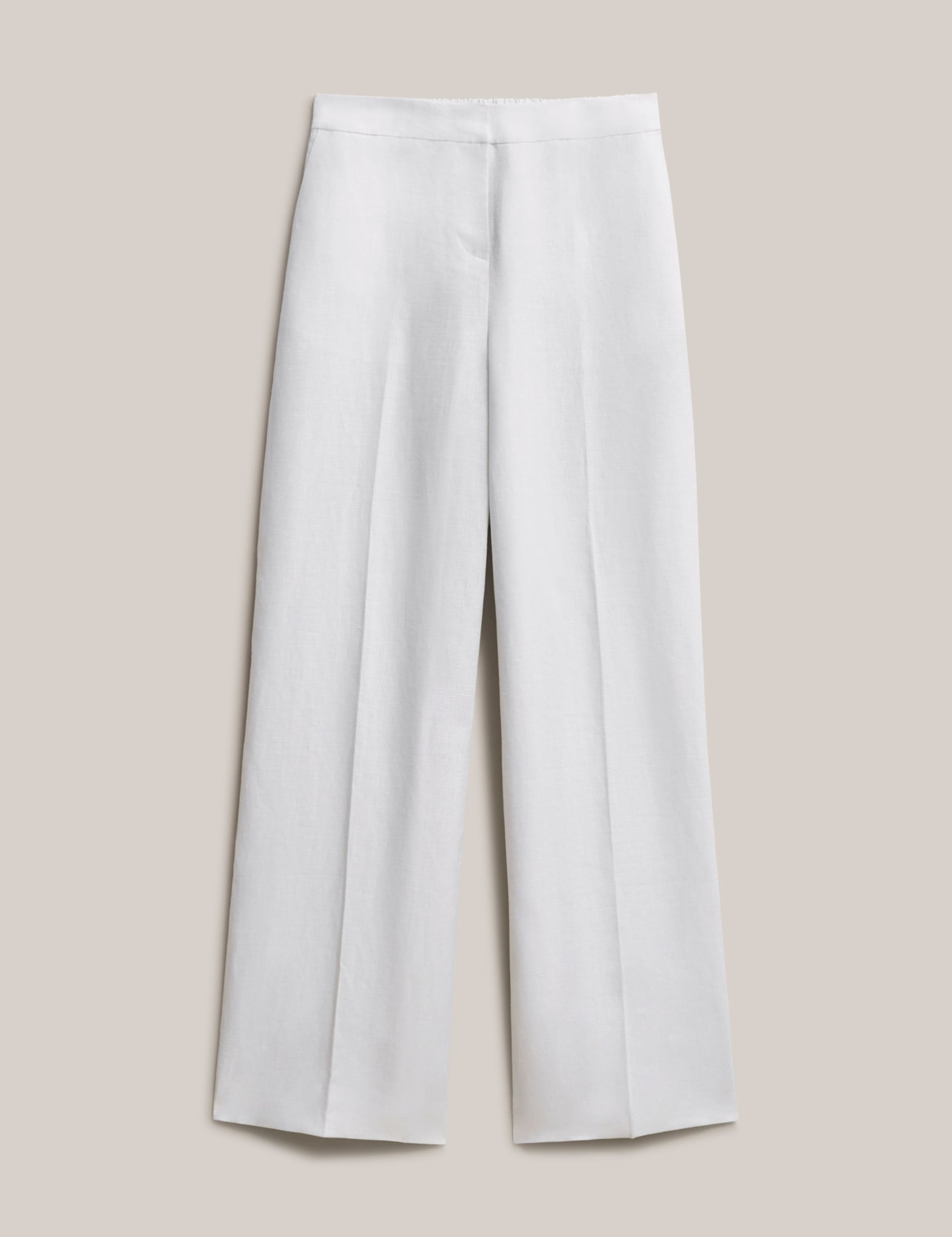Pure Linen Wide Leg Trousers 2 of 5