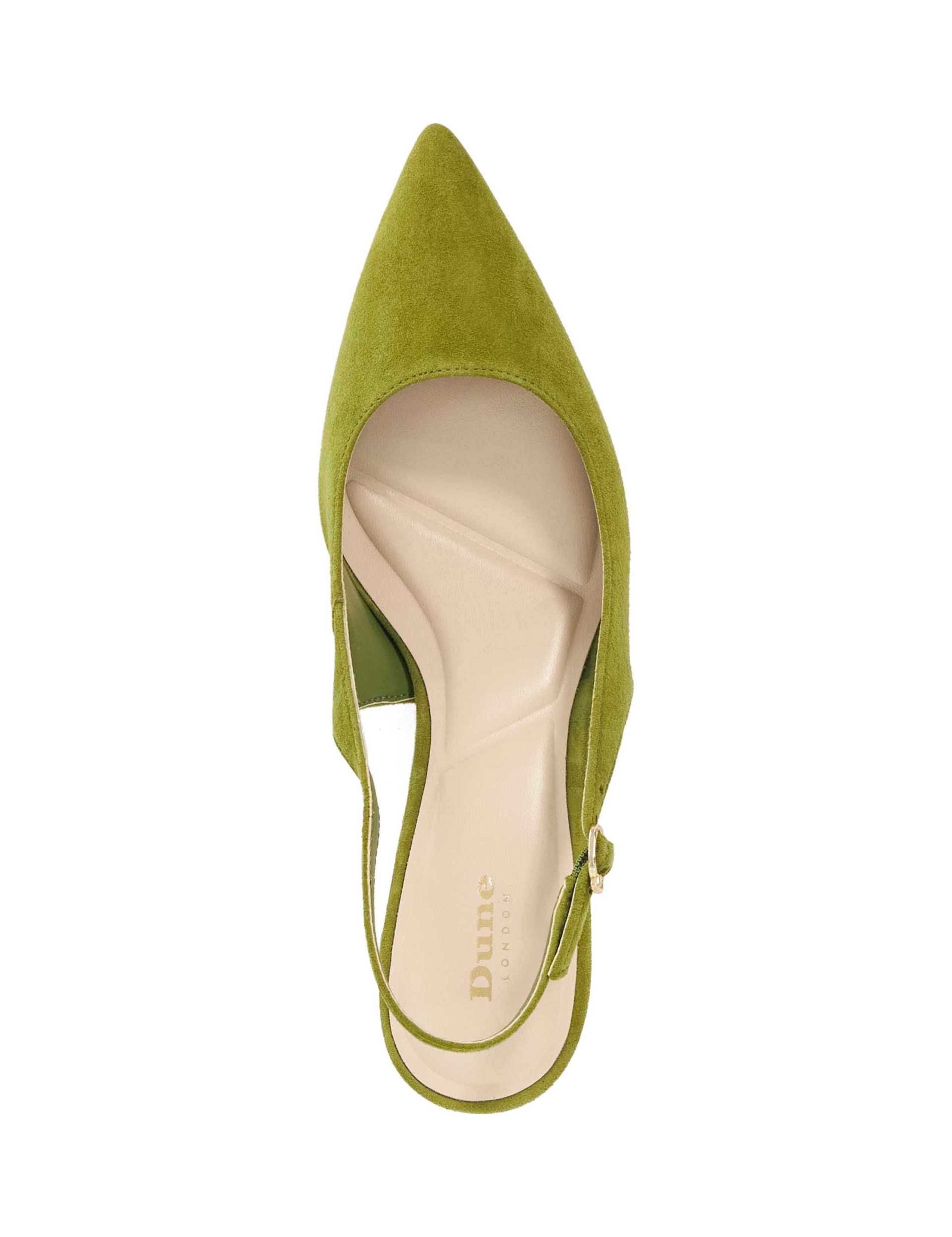 Suede Kitten Heel Slingback Shoes 2 of 6