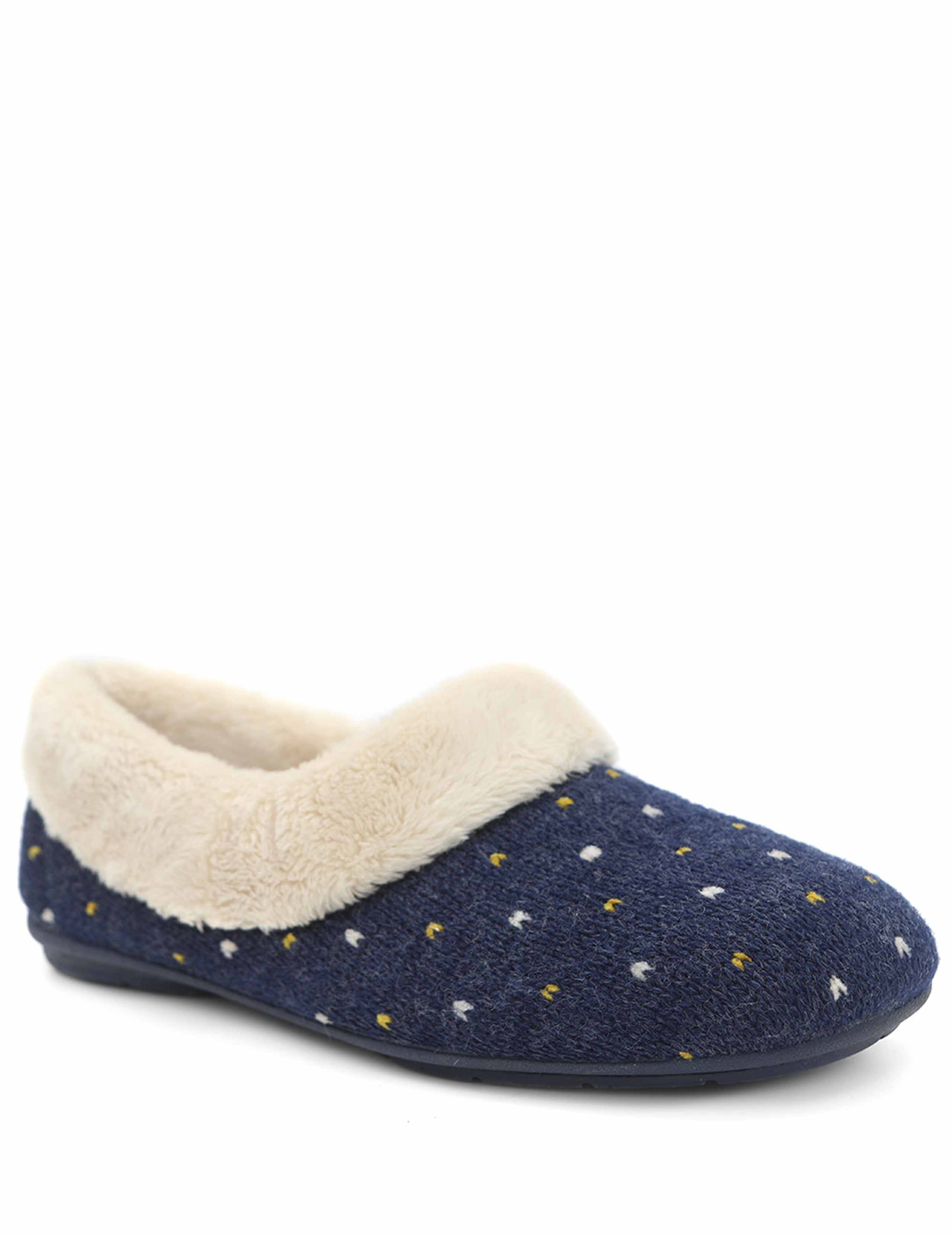 Floella Faux Fur Cuffed Full Slippers 2 of 6