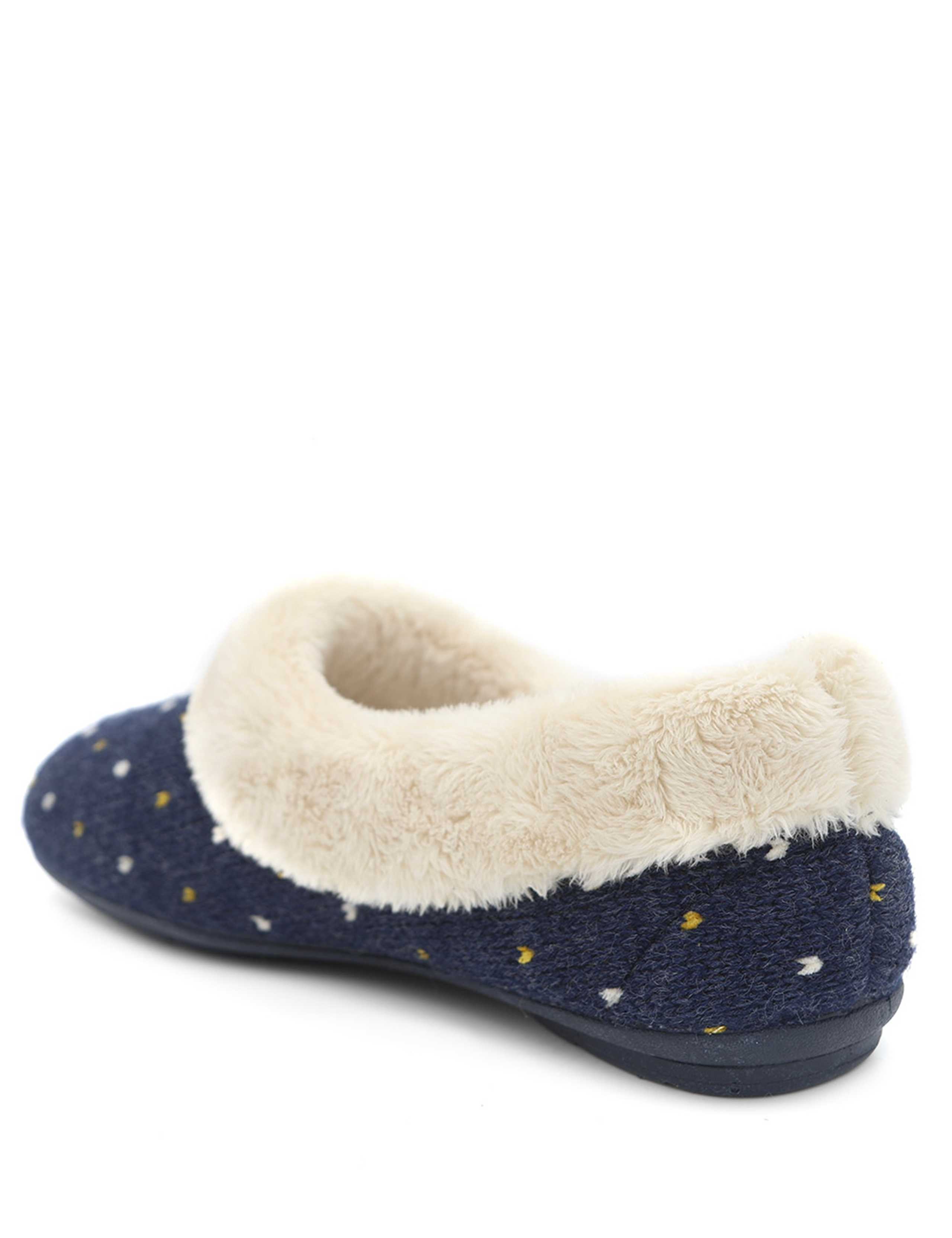 Floella Faux Fur Cuffed Full Slippers 6 of 6