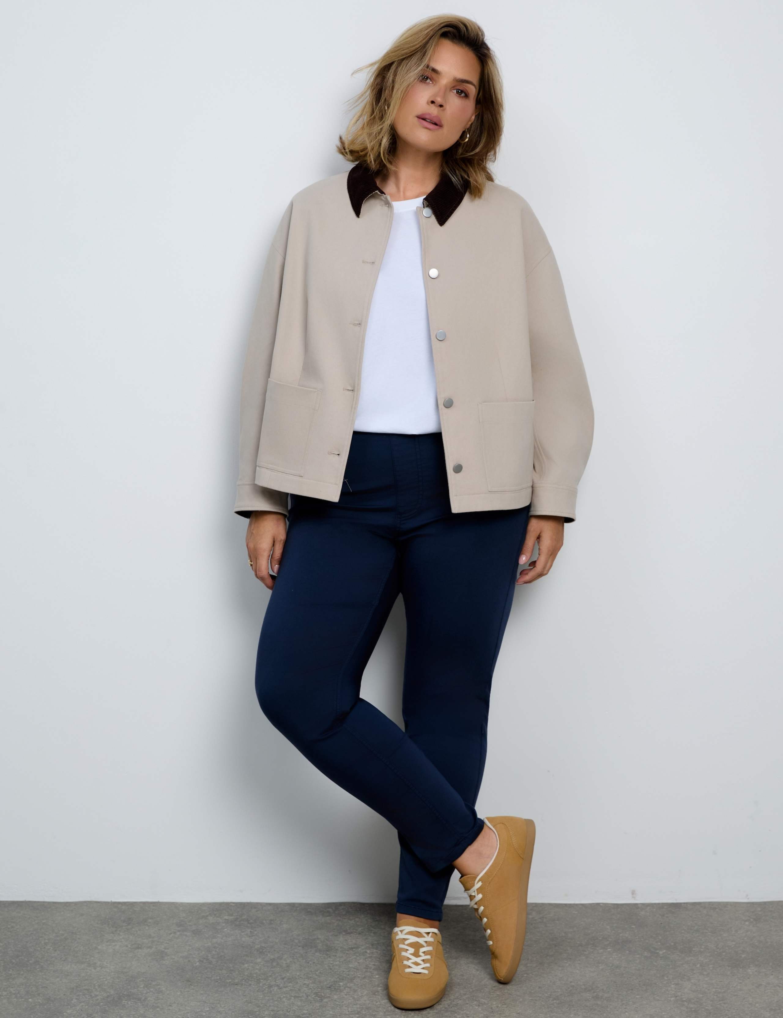 Cotton Rich Cord Collar Utility Jacket 4 of 7