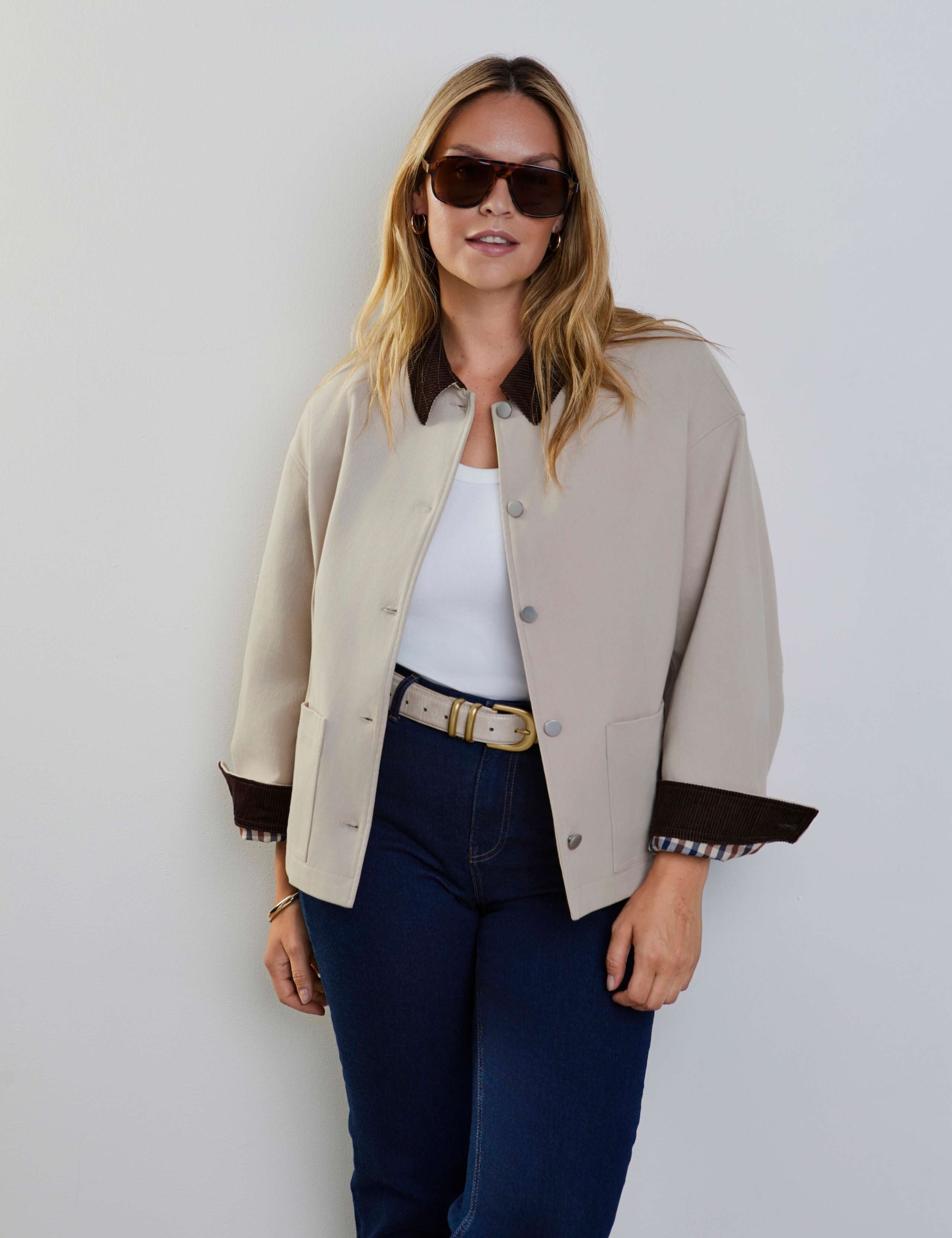 Cotton Rich Cord Collar Utility Jacket 5 of 7
