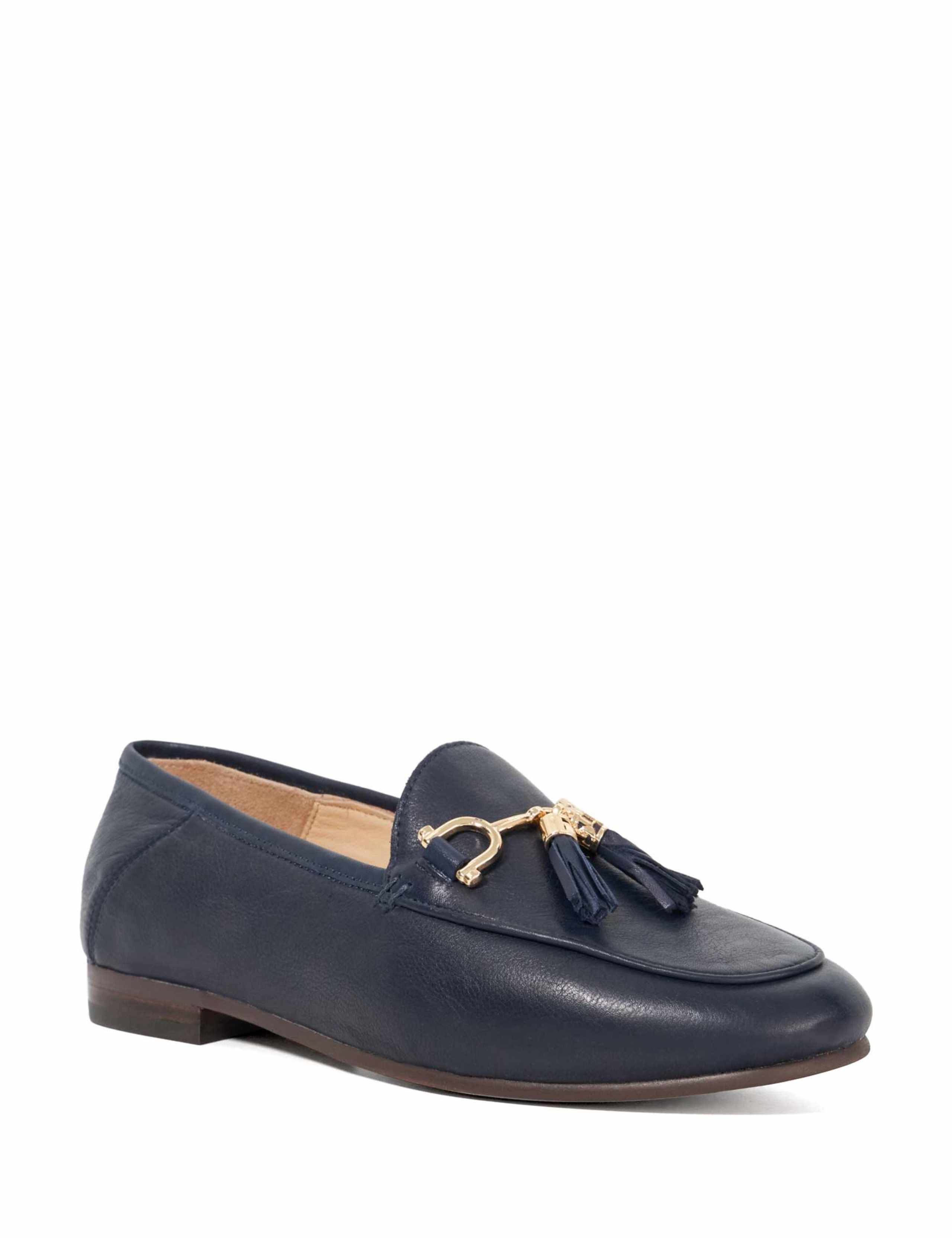 Wide Fit Leather Tassel Loafers 4 of 5