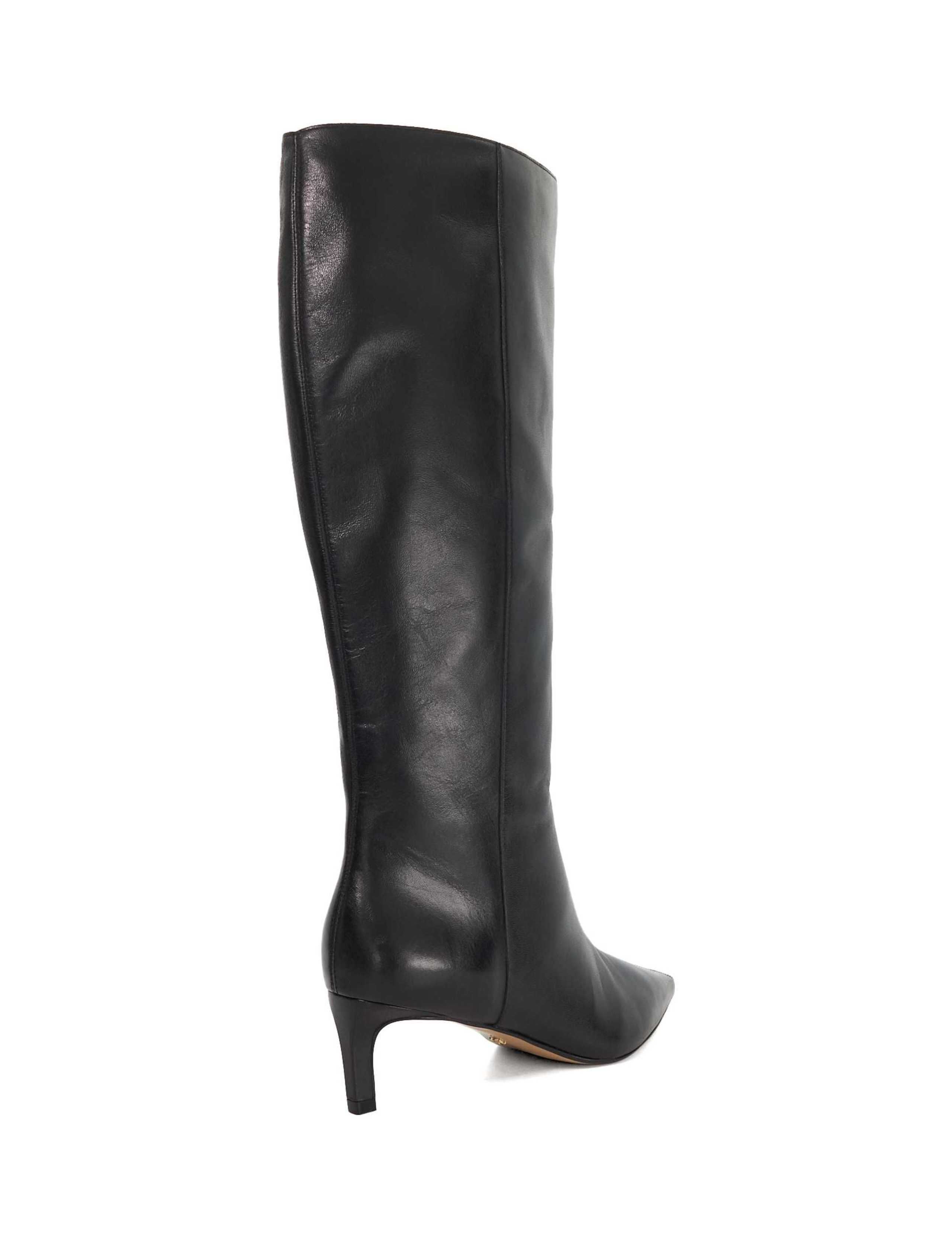Kitten Heel Knee High Boots 4 of 5