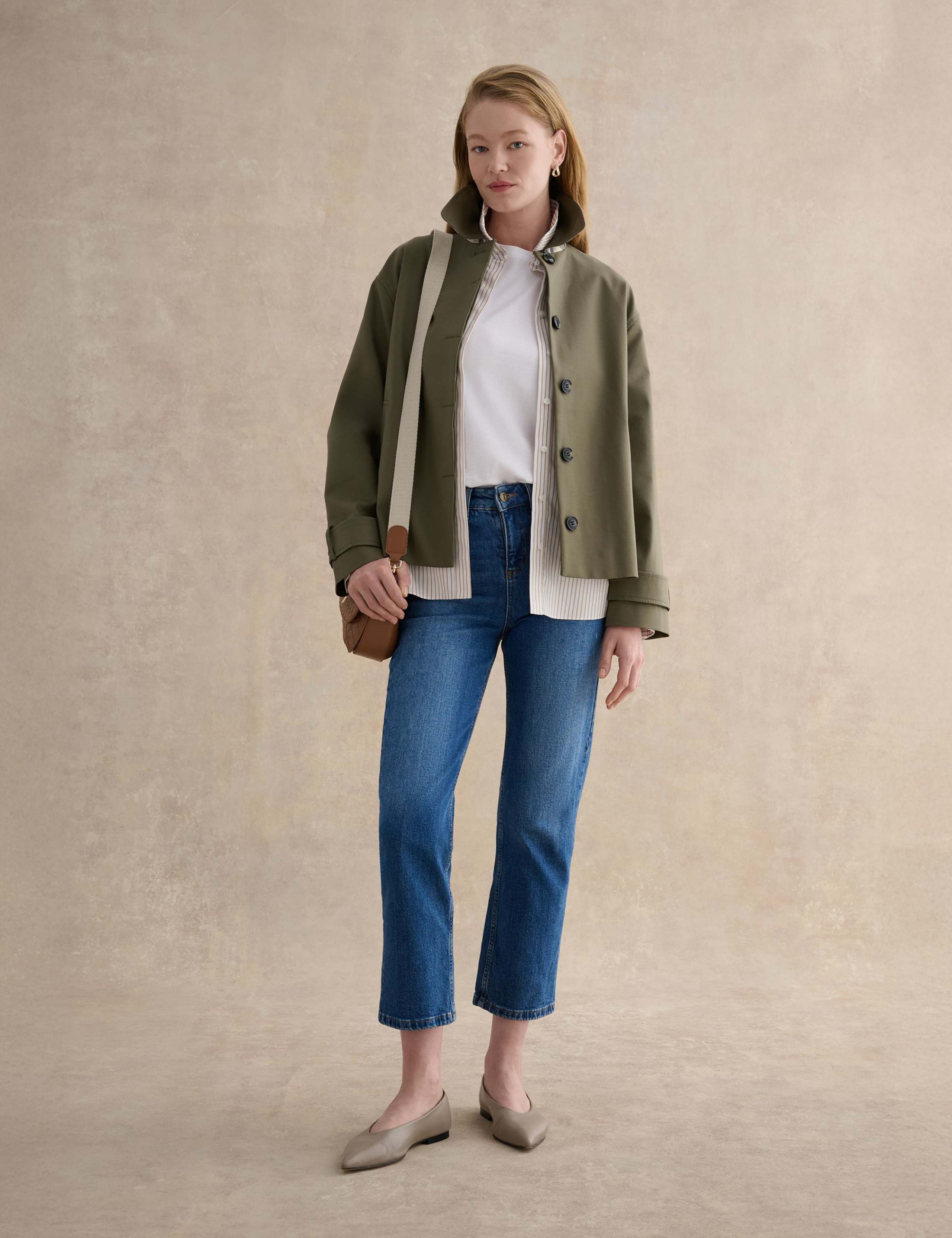 Cotton Rich Lightweight Collared Jacket 3 of 6