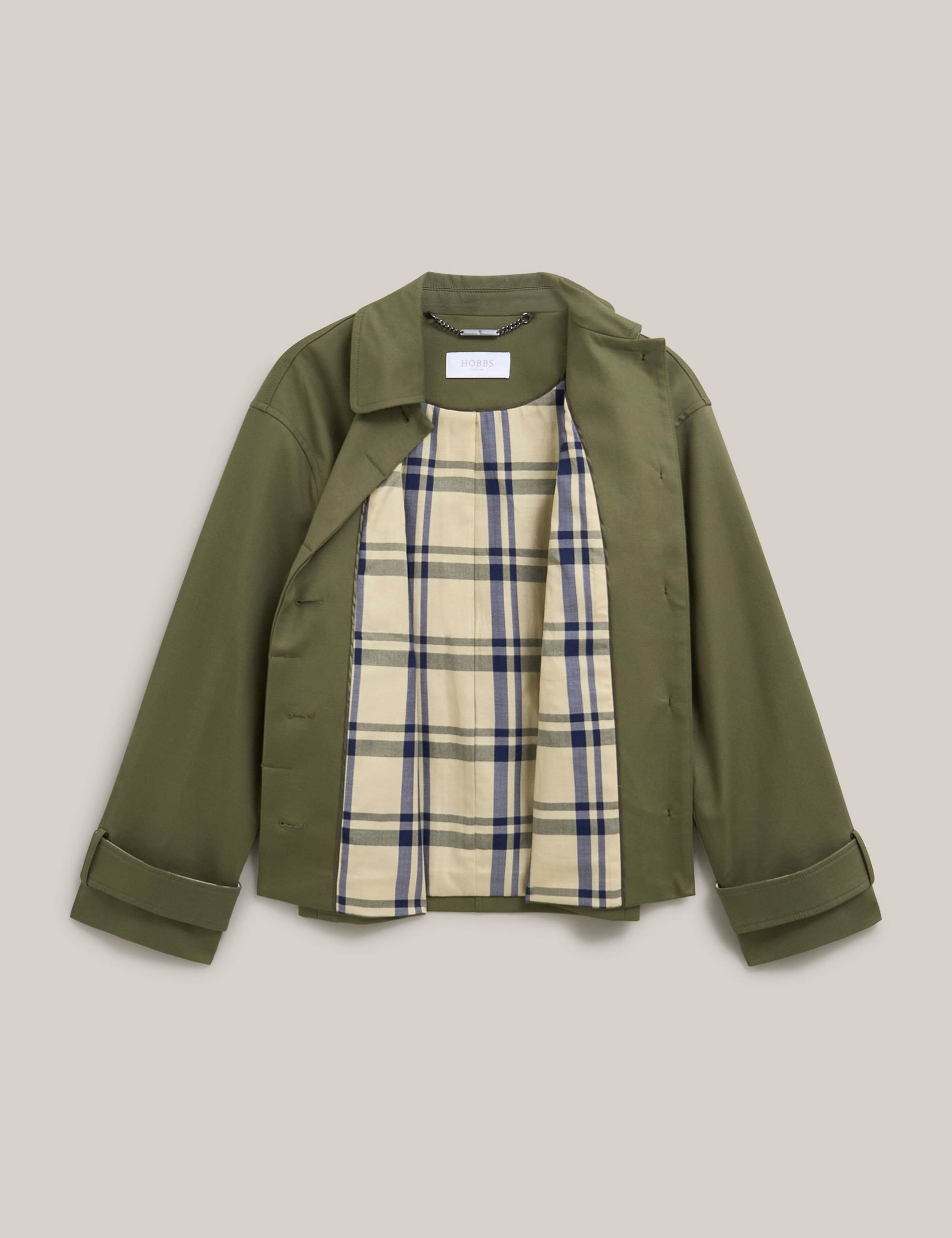 Cotton Rich Lightweight Collared Jacket 5 of 6