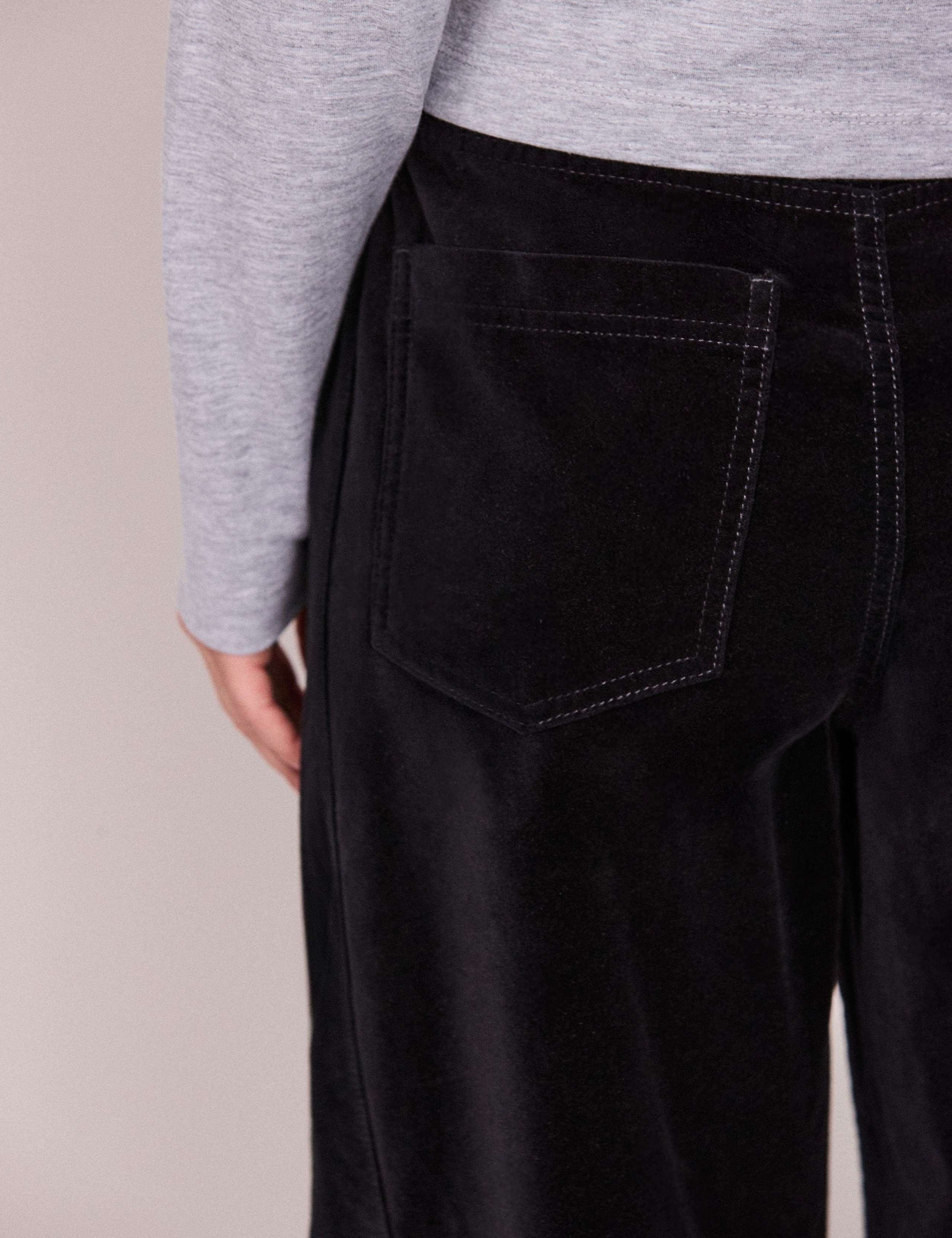 Velvet Mid Rise Barrel Leg Jeans 2 of 6