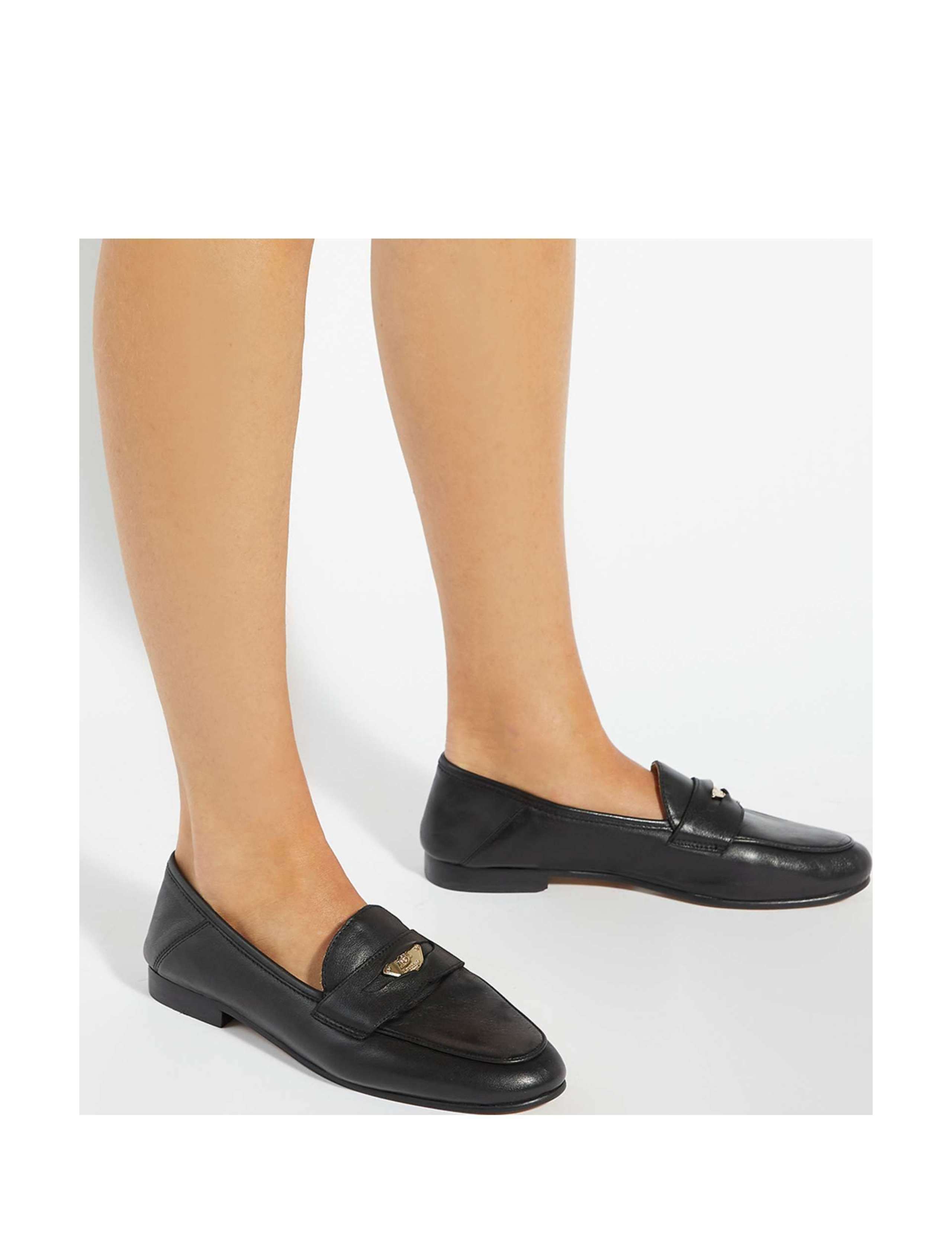 Leather Slim Sole Loafers 4 of 6