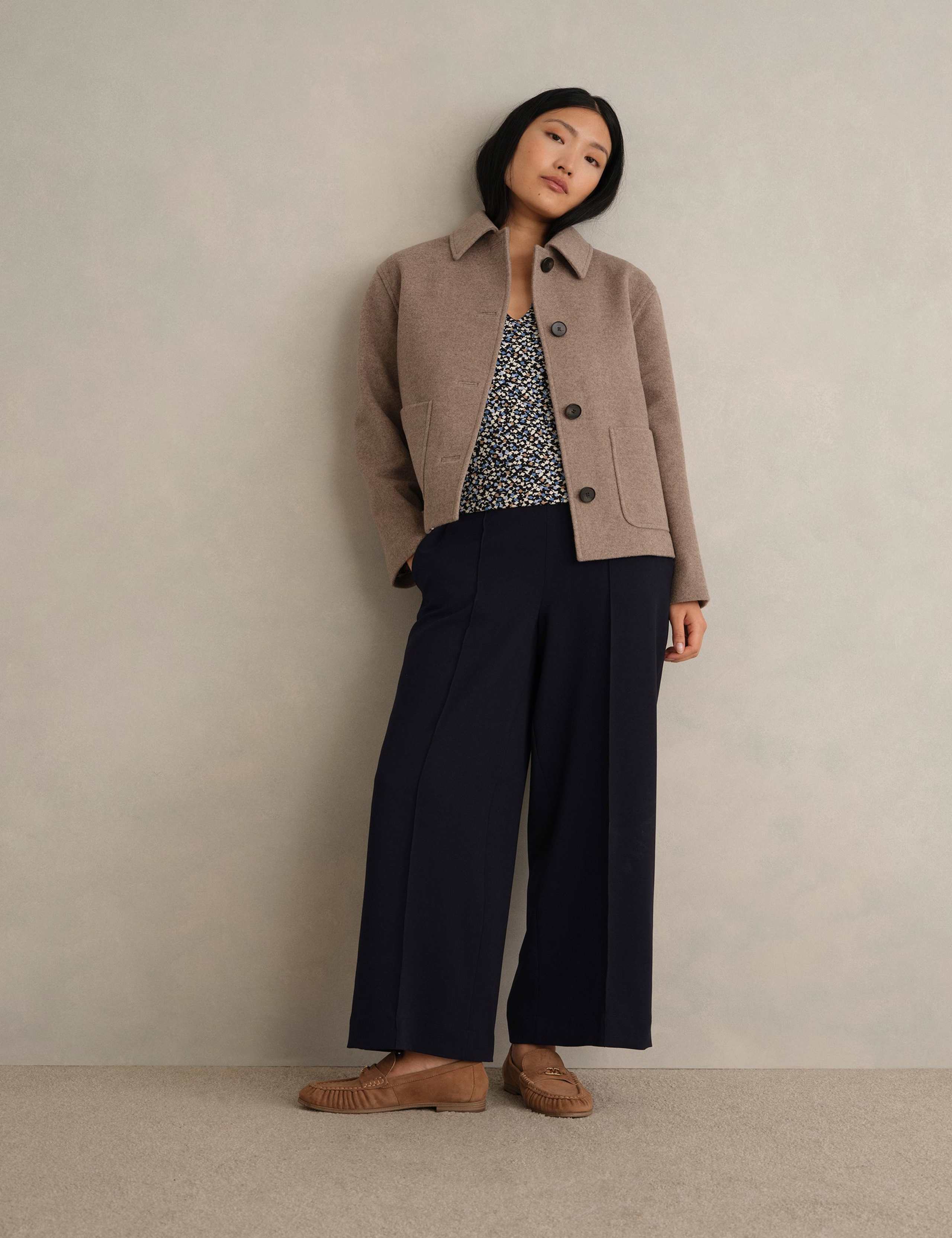 Straight Leg Cropped Trousers 3 of 6