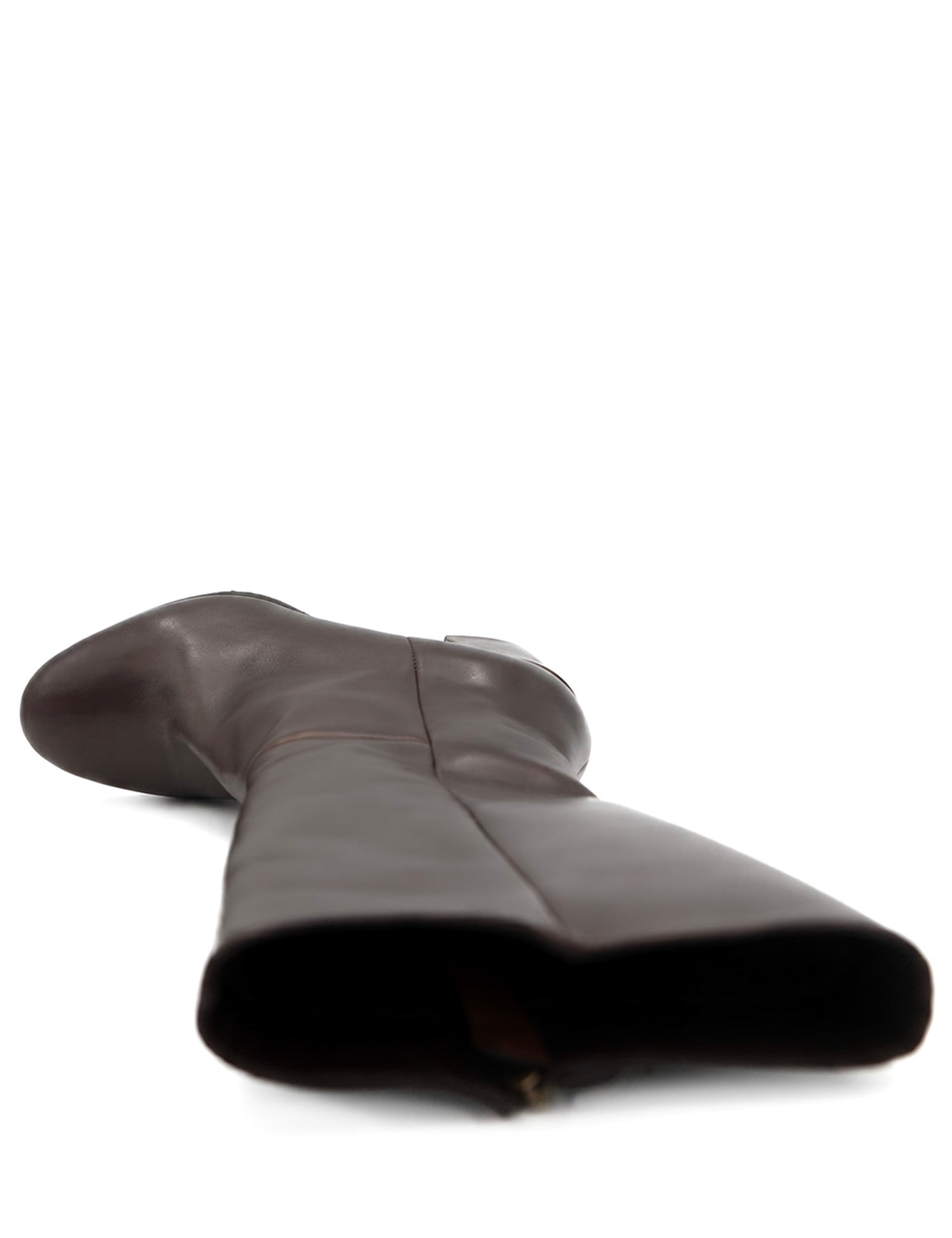 Leather Block Heel Boots 3 of 5