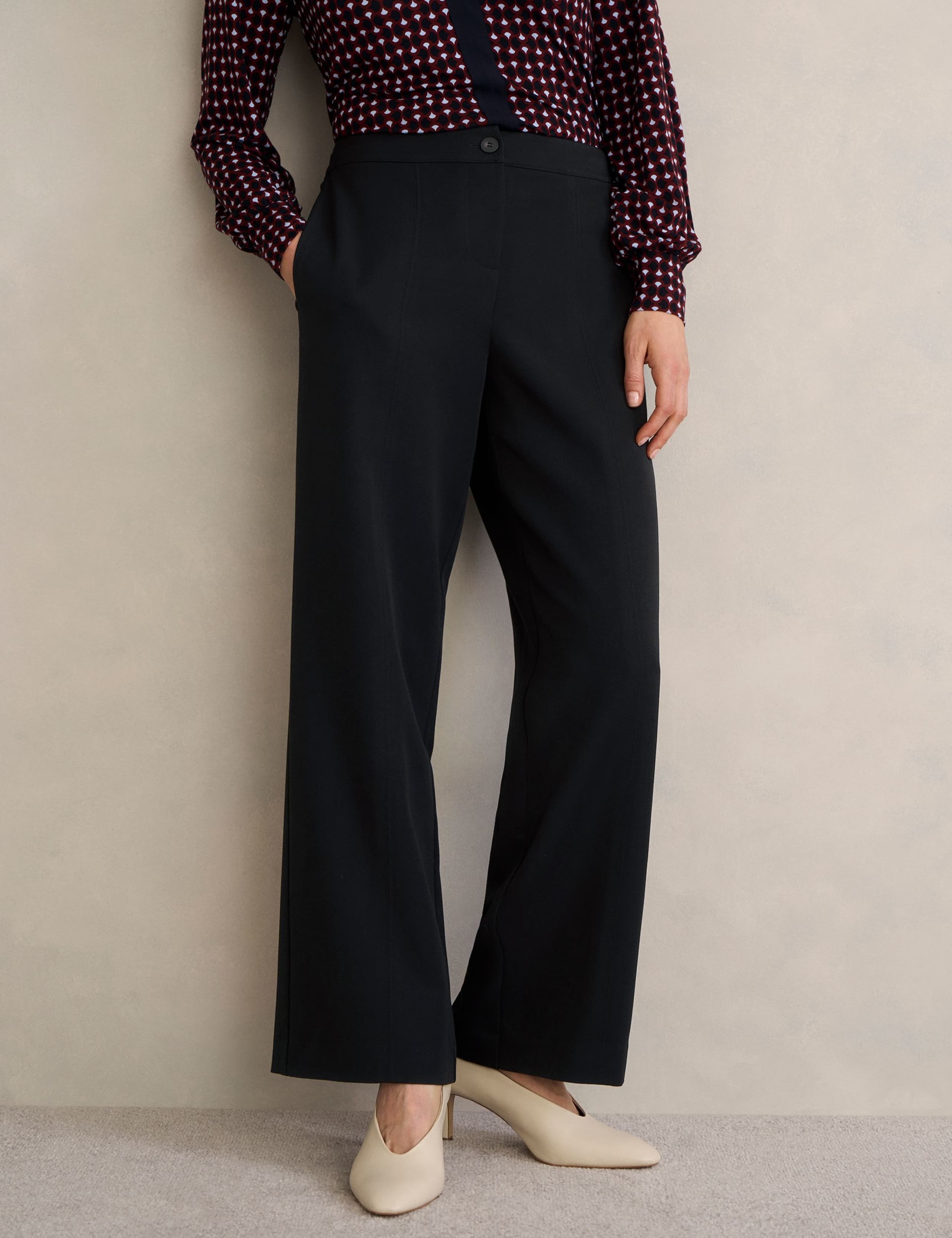 Elasticated Waist Wide Leg Trousers 5 of 7