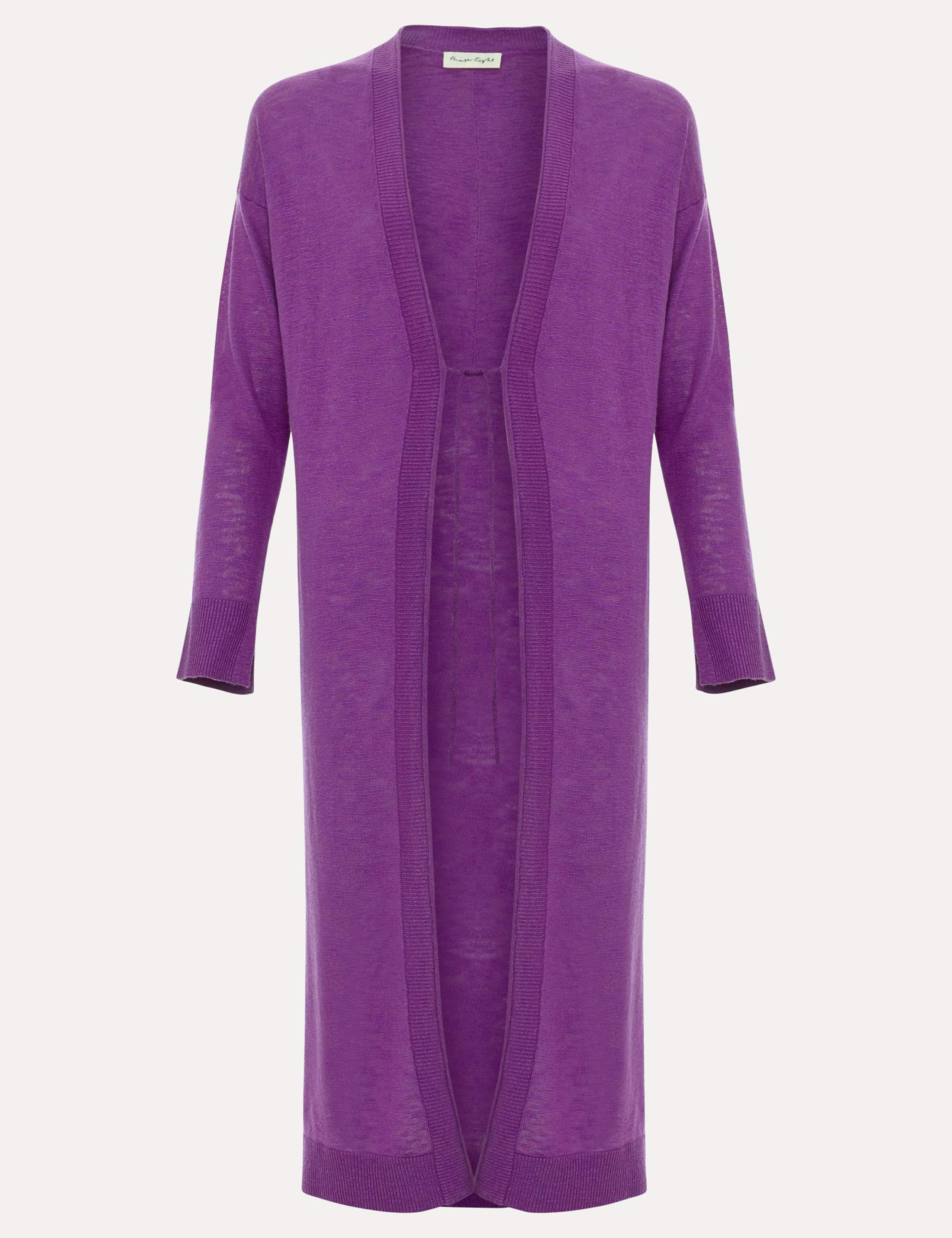 Linen Rich Longline Cardigan 2 of 7