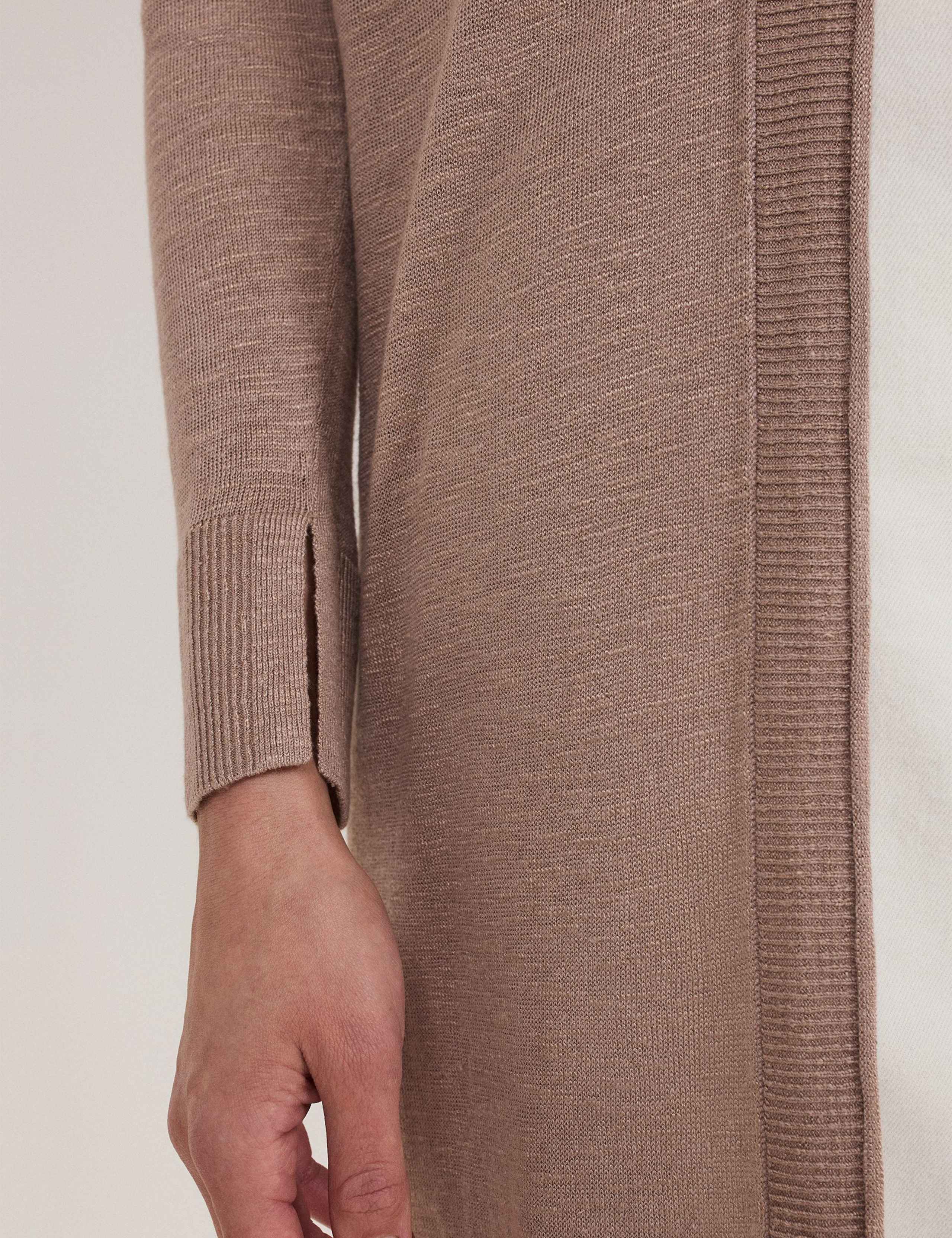 Linen Rich Longline Cardigan 7 of 7