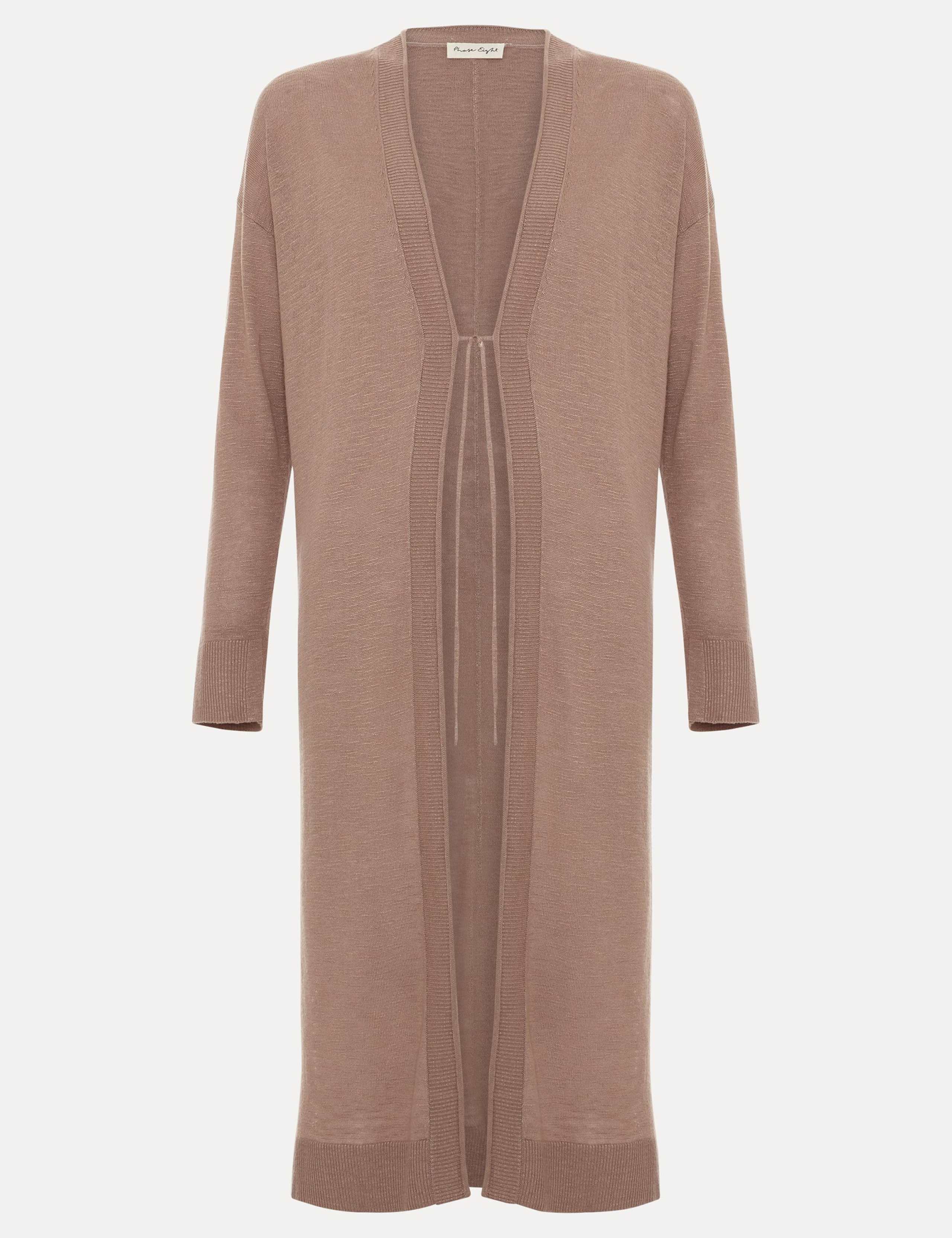 Linen Rich Longline Cardigan 2 of 7