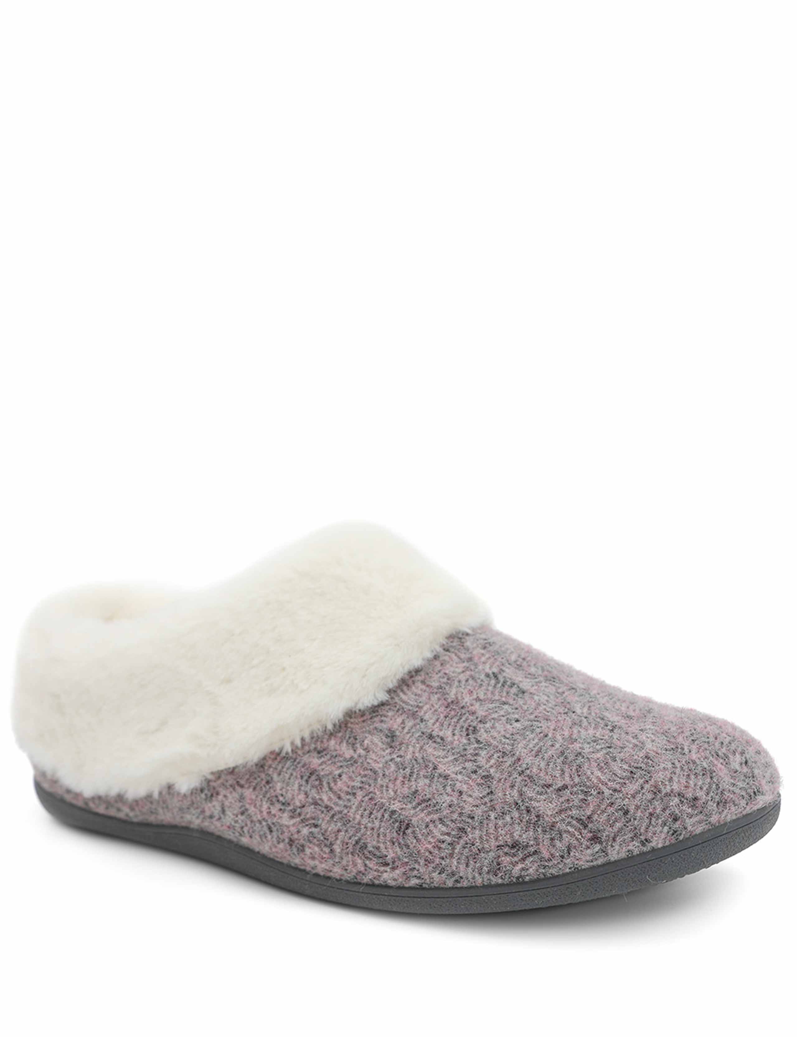 Feria Faux Fur Cuffed Full Slippers 4 of 6
