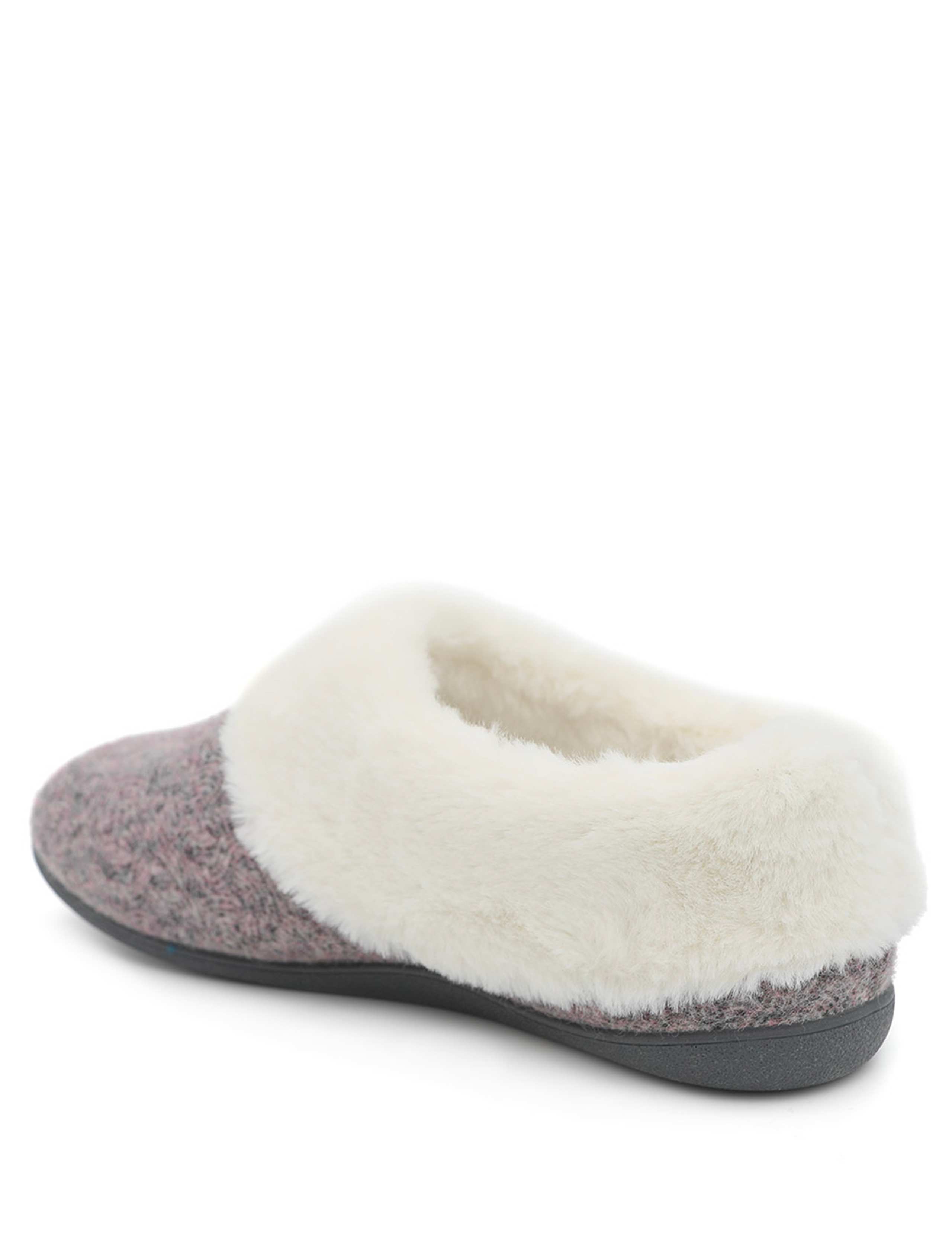 Feria Faux Fur Cuffed Full Slippers 5 of 6