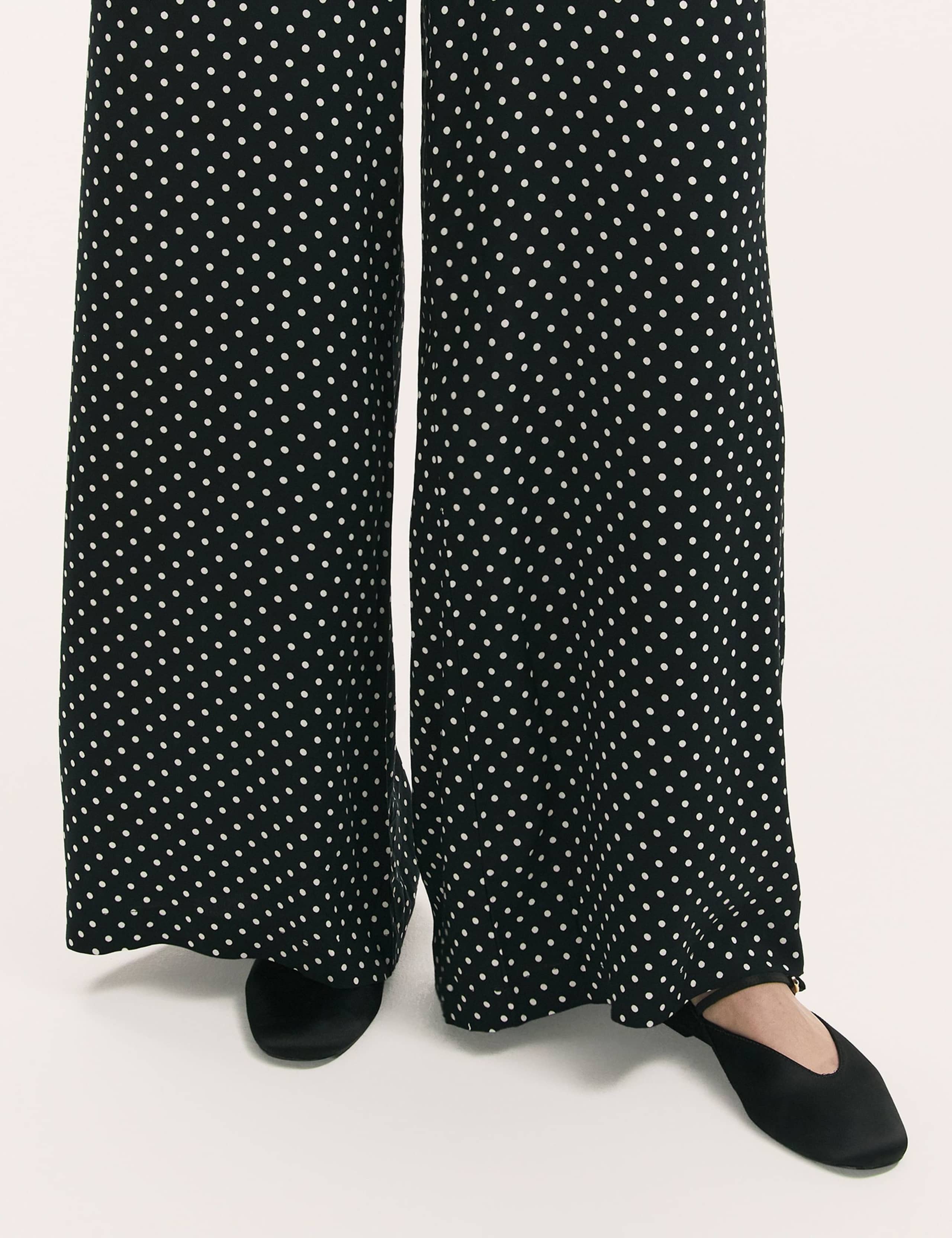 Polka Dot Wide Leg Trousers 5 of 5