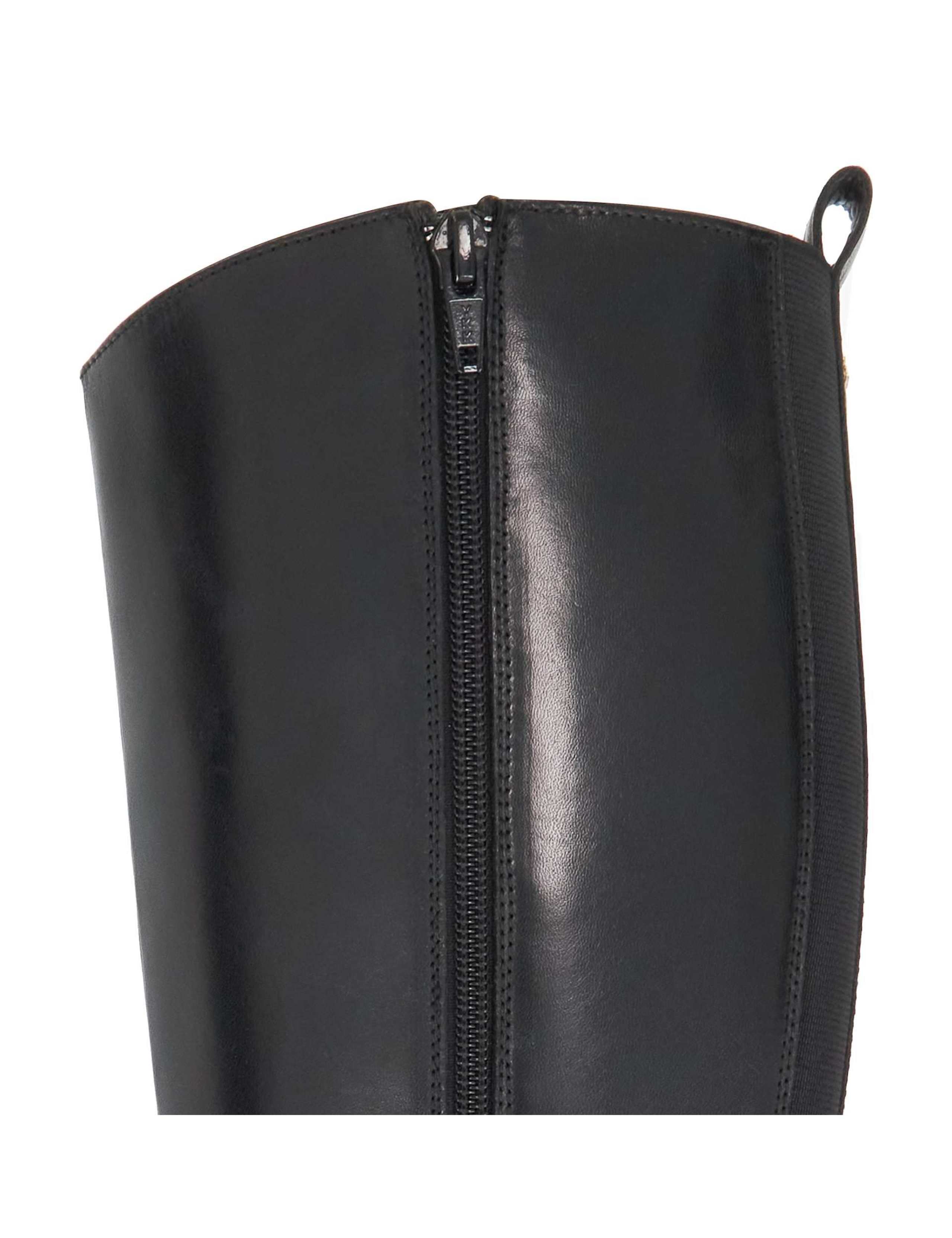 Leather Buckle Knee High Riding Boots 5 of 5