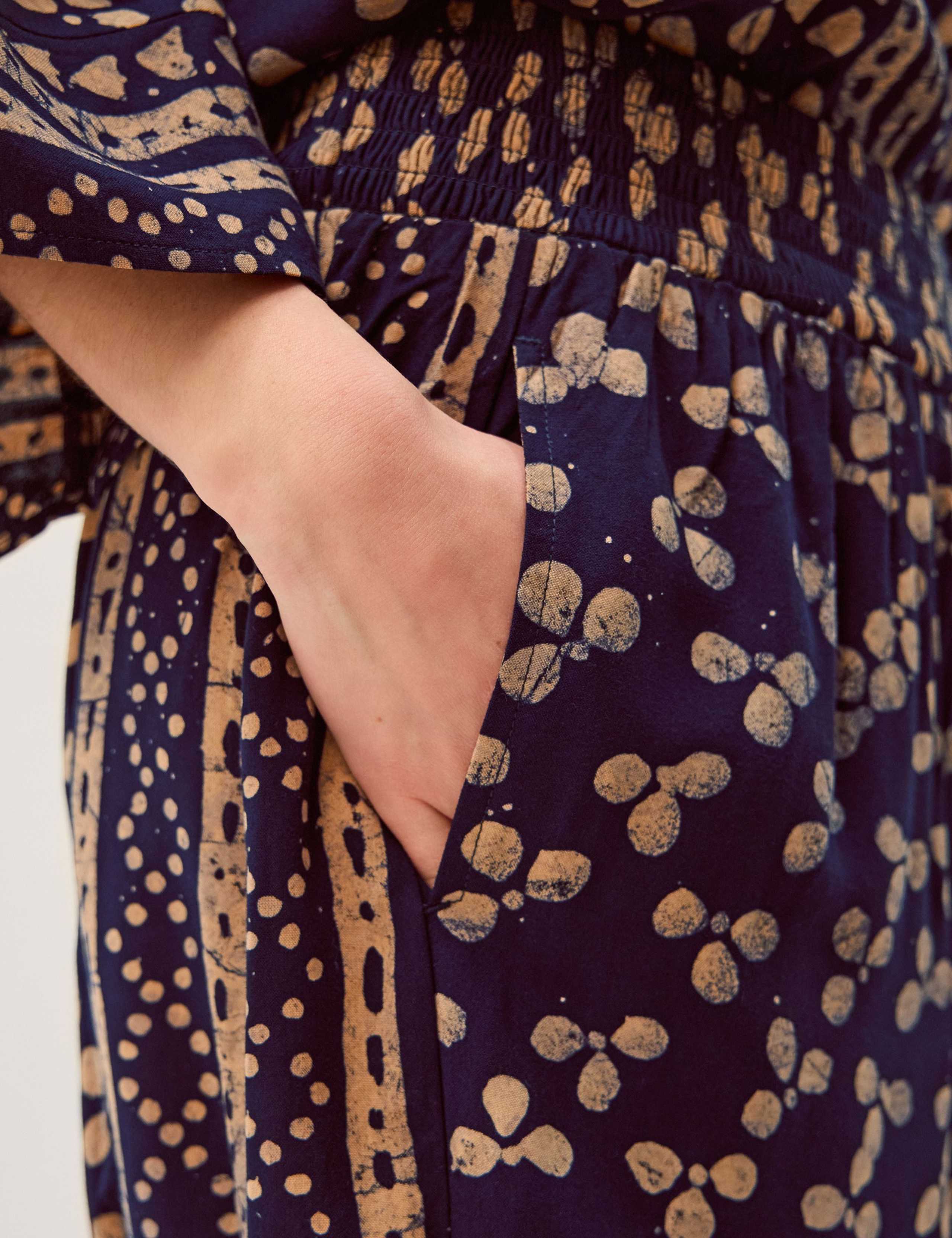 Floral Cuffed Wide Leg Trousers 4 of 5