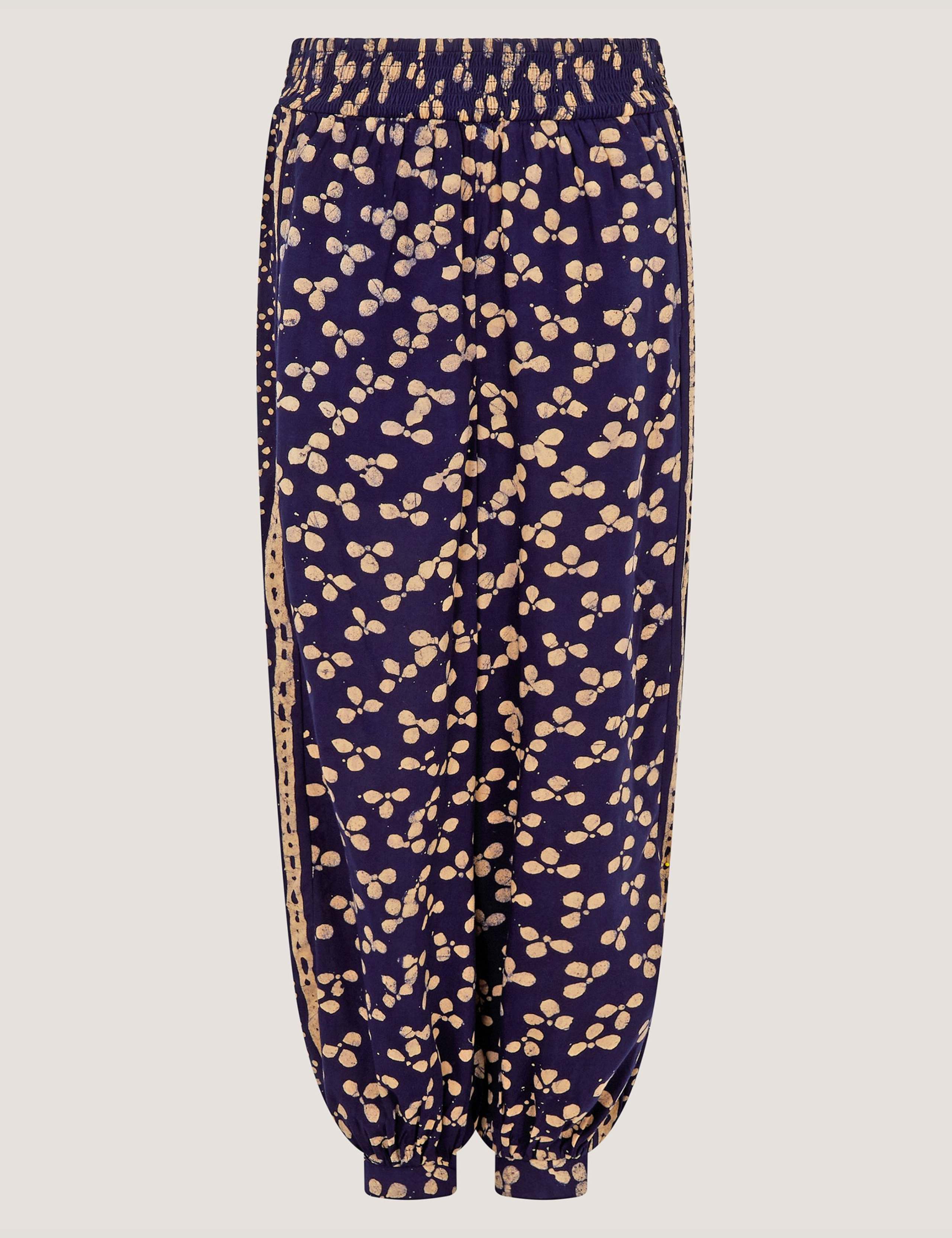 Floral Cuffed Wide Leg Trousers 2 of 5