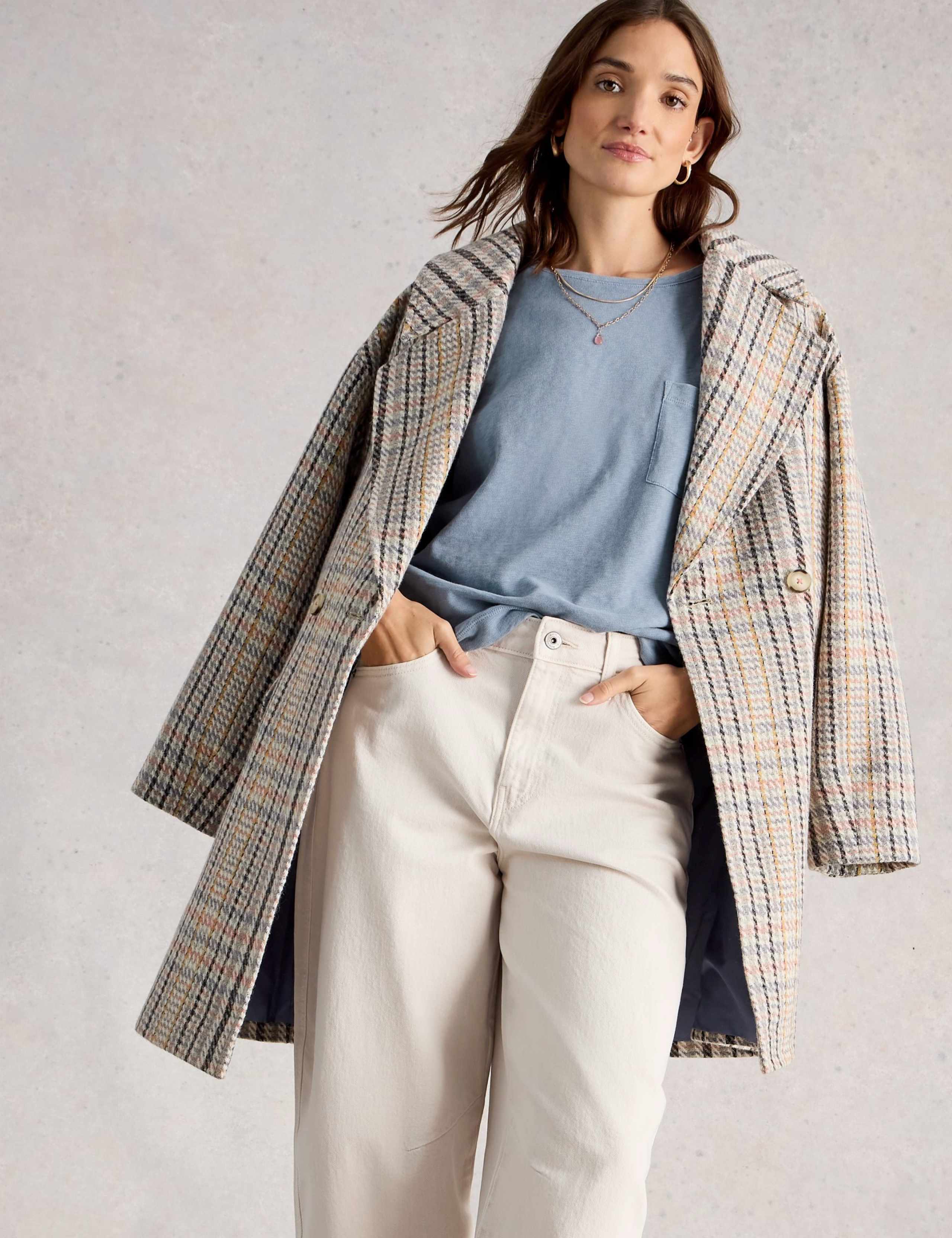 Pure Cotton Crew Neck Relaxed Top 3 of 6