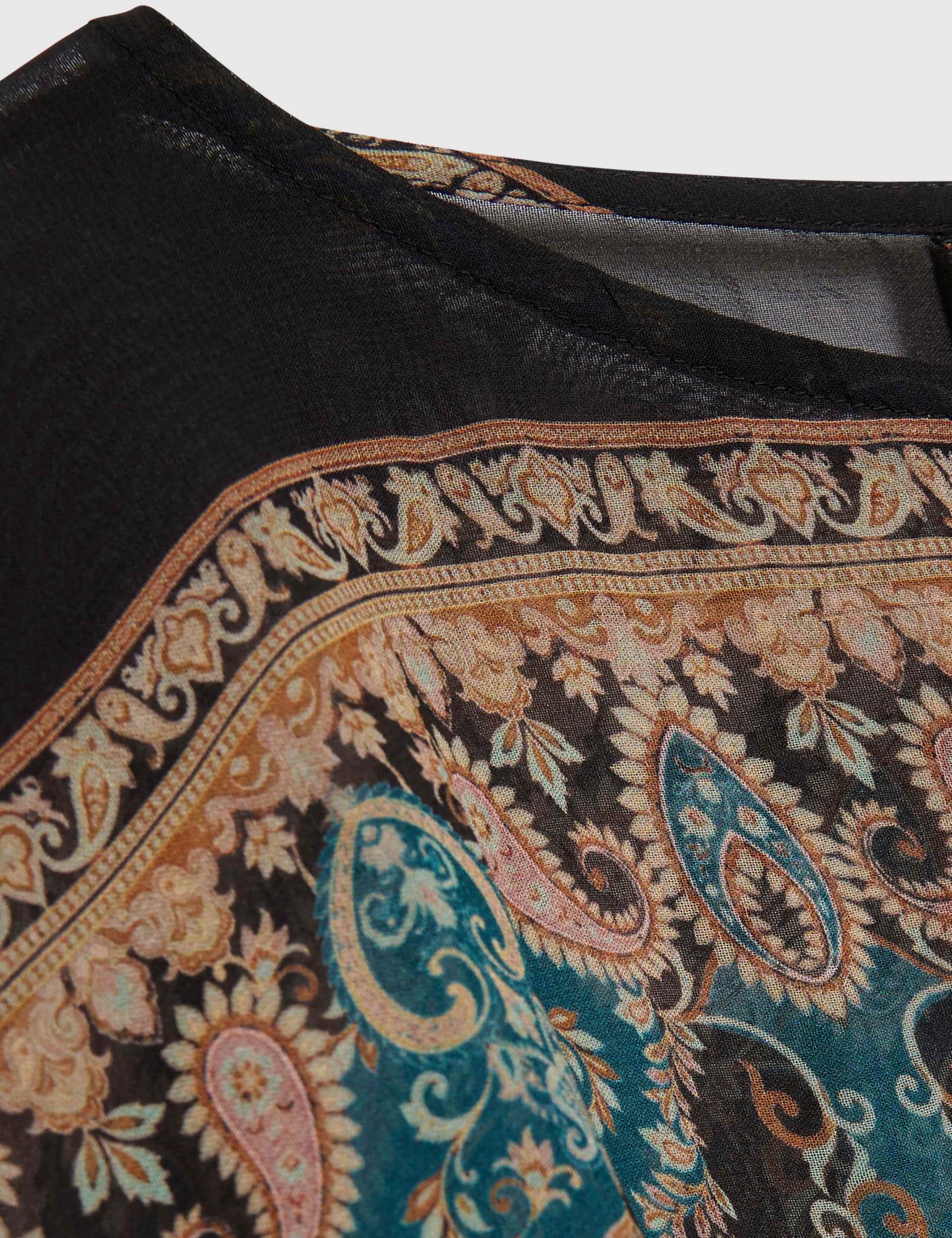 Jacquard Crew Neck Batwing Top 2 of 6