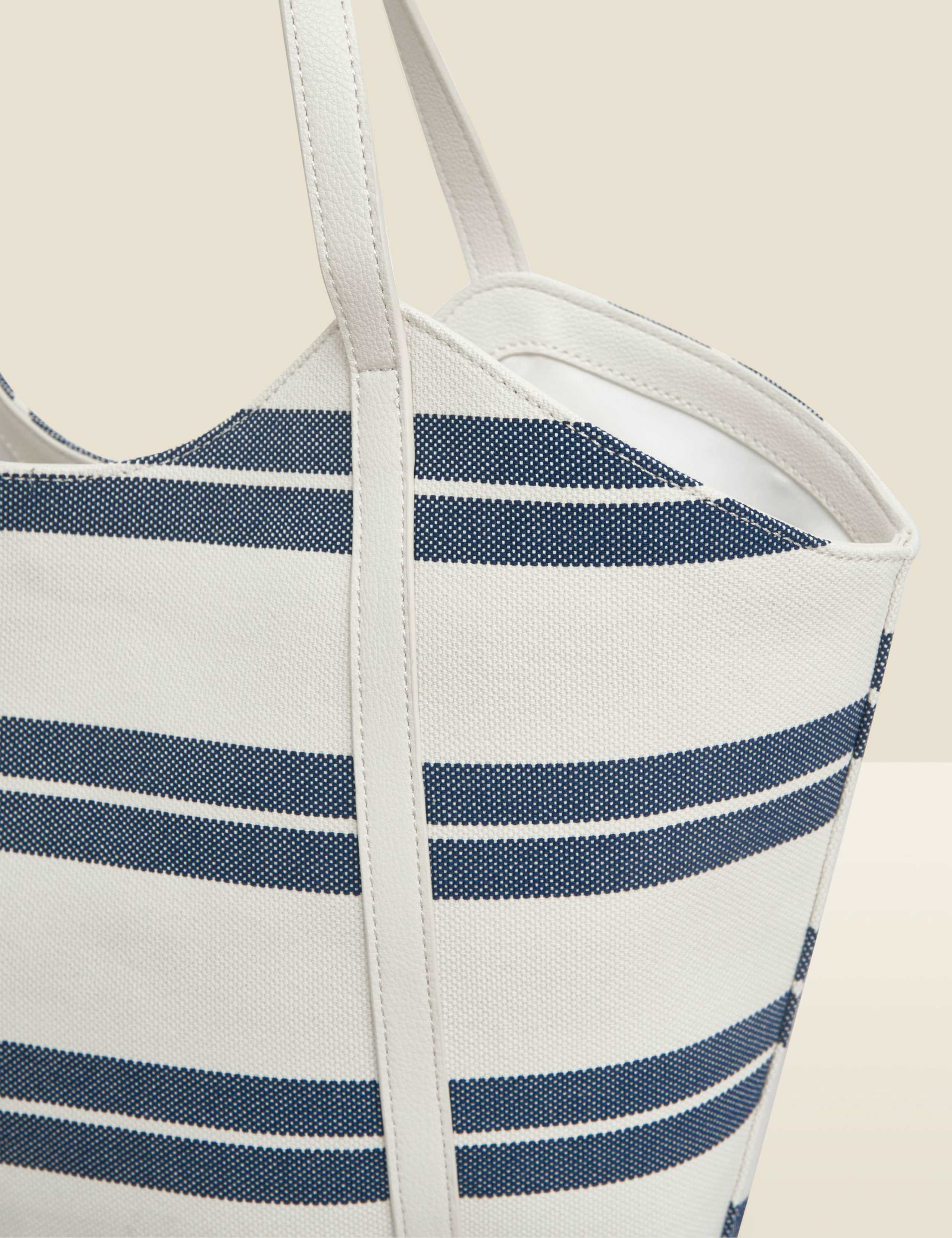 Striped Large Beach Bag 6 of 6