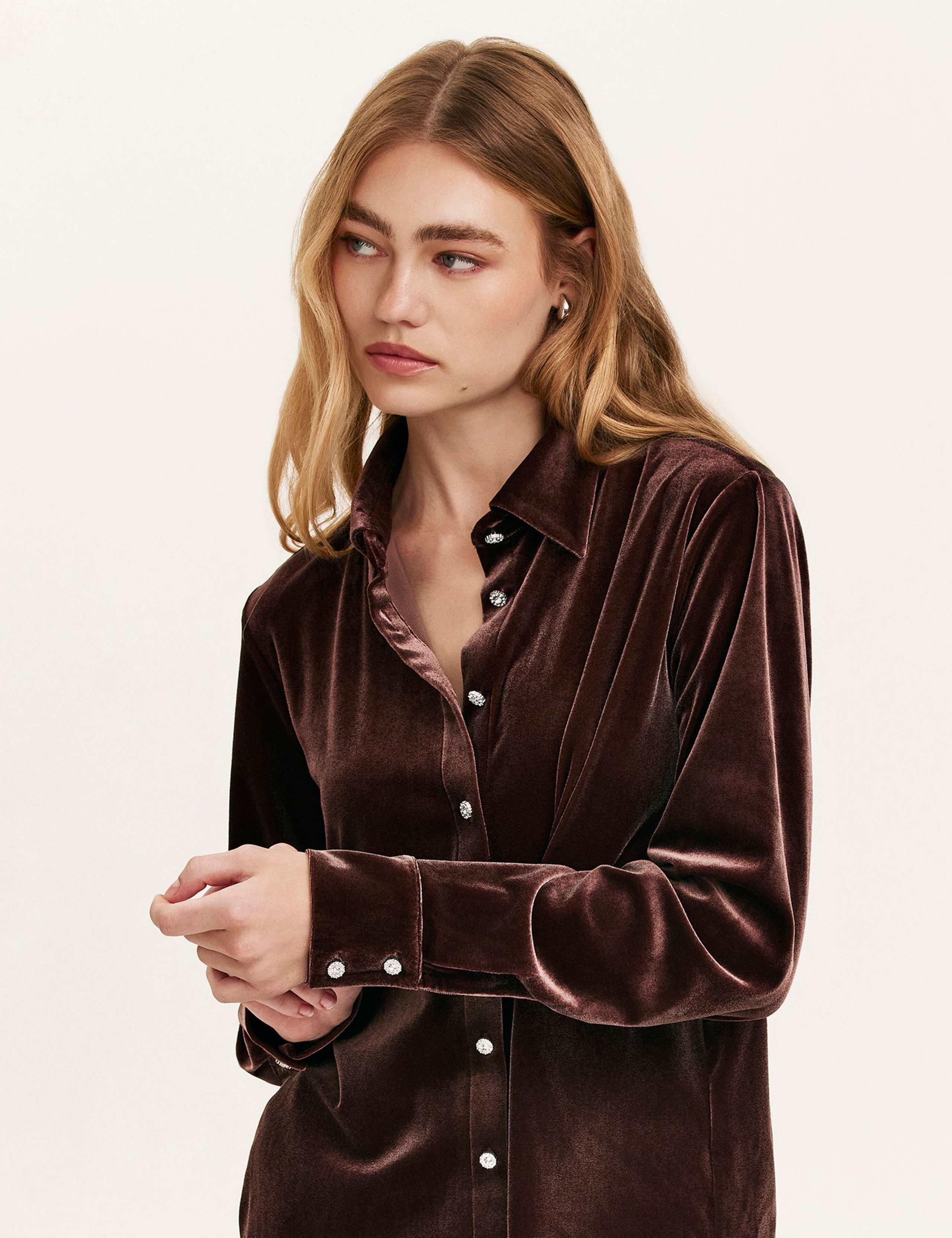 Velvet Collared Shirt 3 of 3