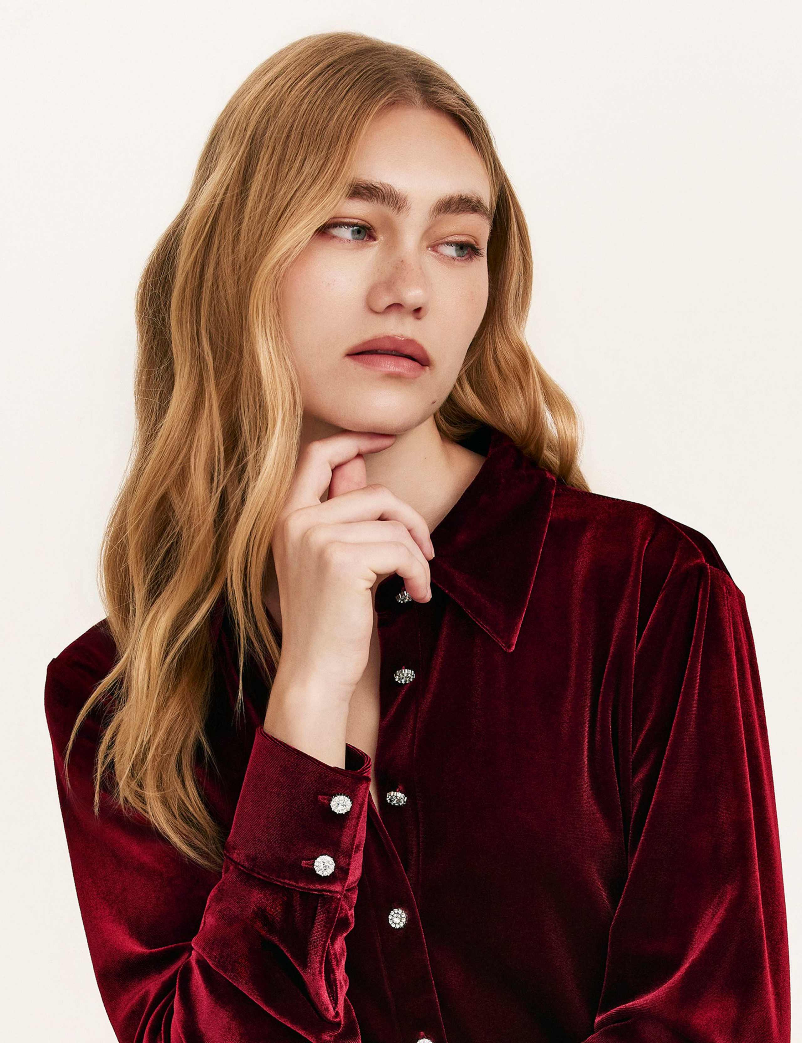 Velvet Collared Shirt 3 of 3