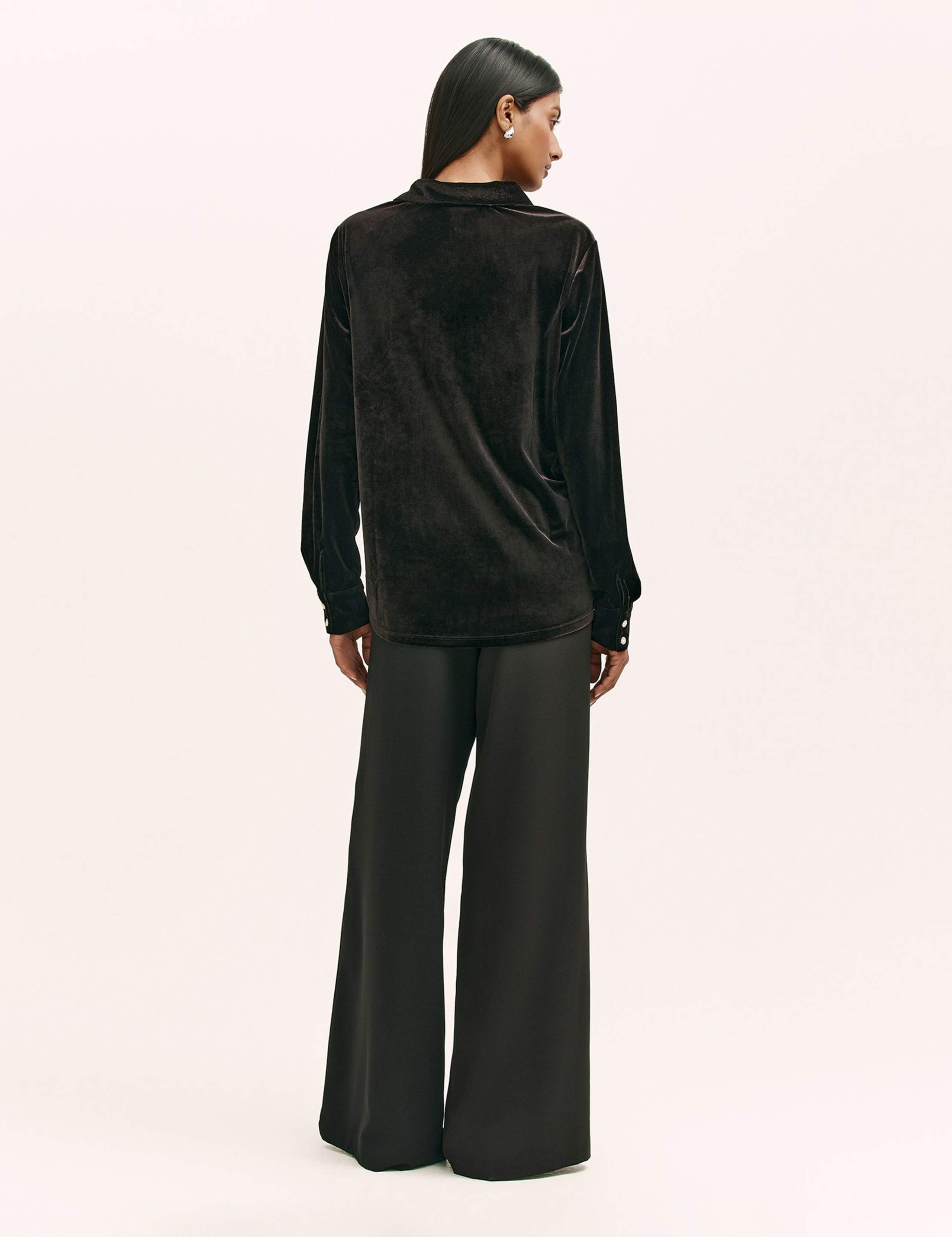 Velvet Collared Shirt 3 of 4