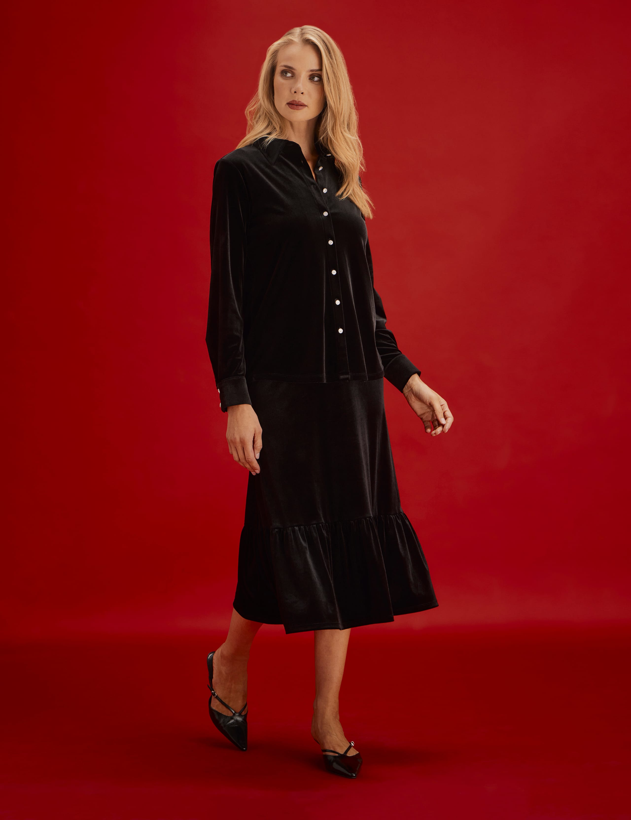Velvet Collared Shirt 7 of 8