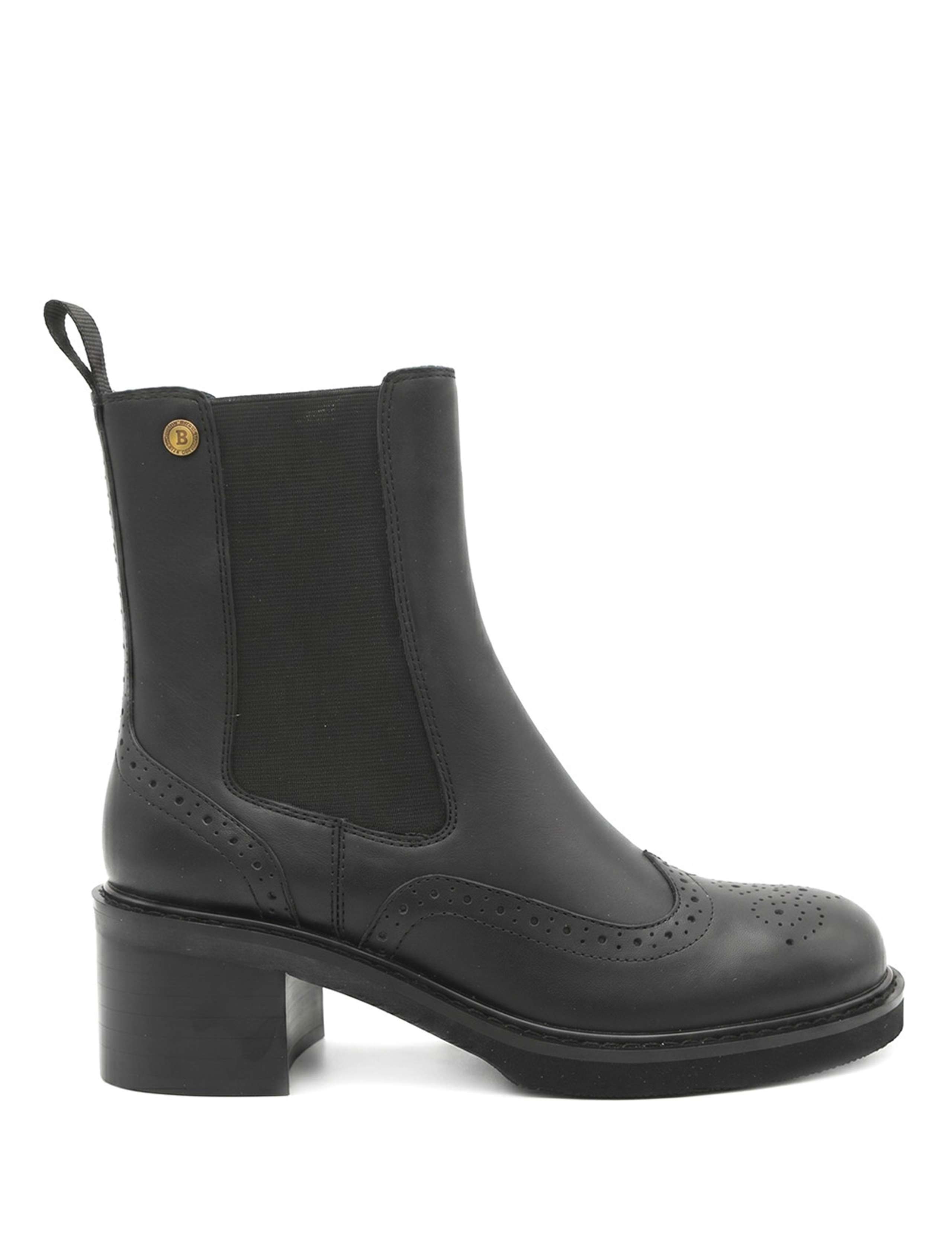 Leather Block Heel Chelsea Boots 2 of 6