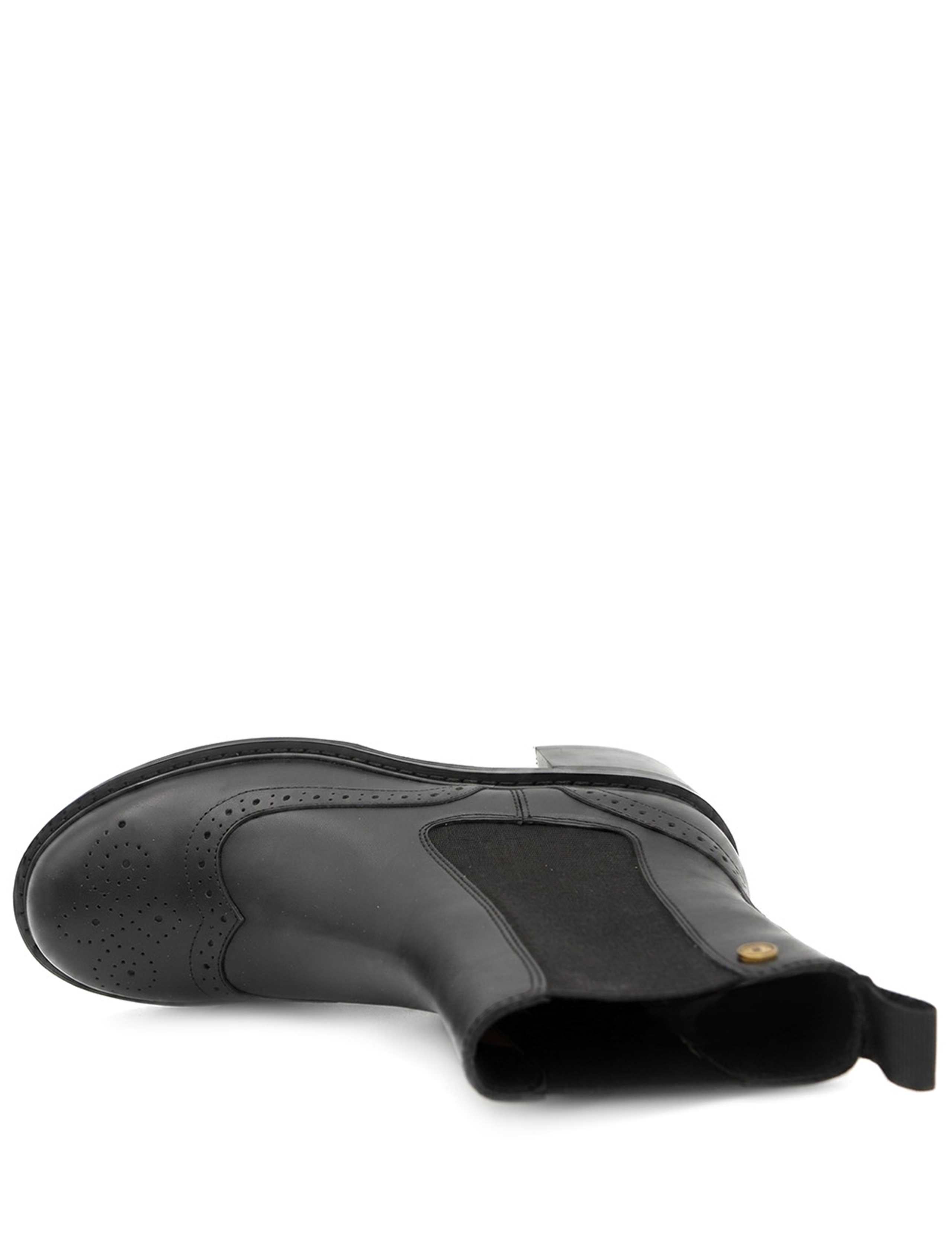 Leather Block Heel Chelsea Boots 4 of 6