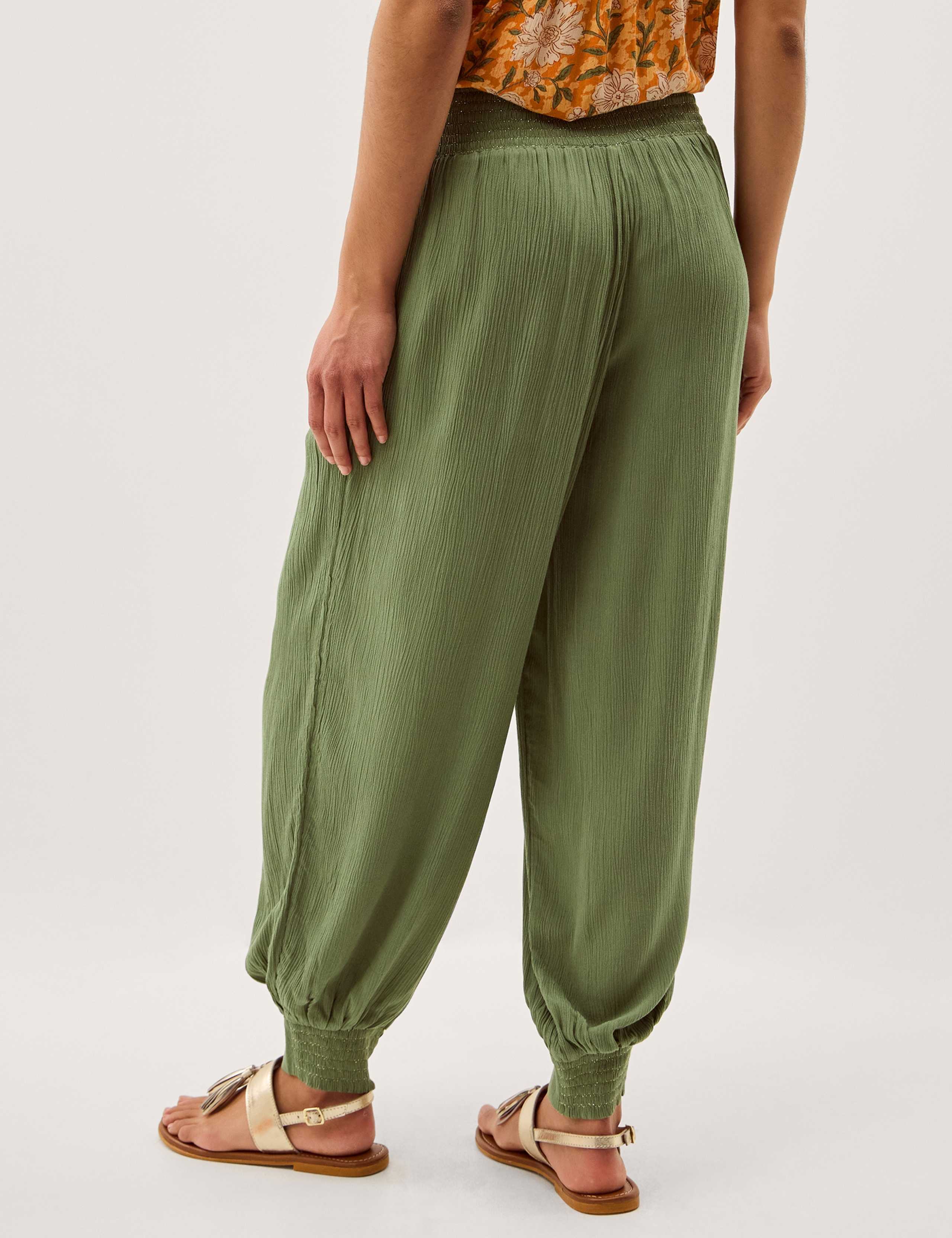 Shirred Relaxed Trousers 5 of 5